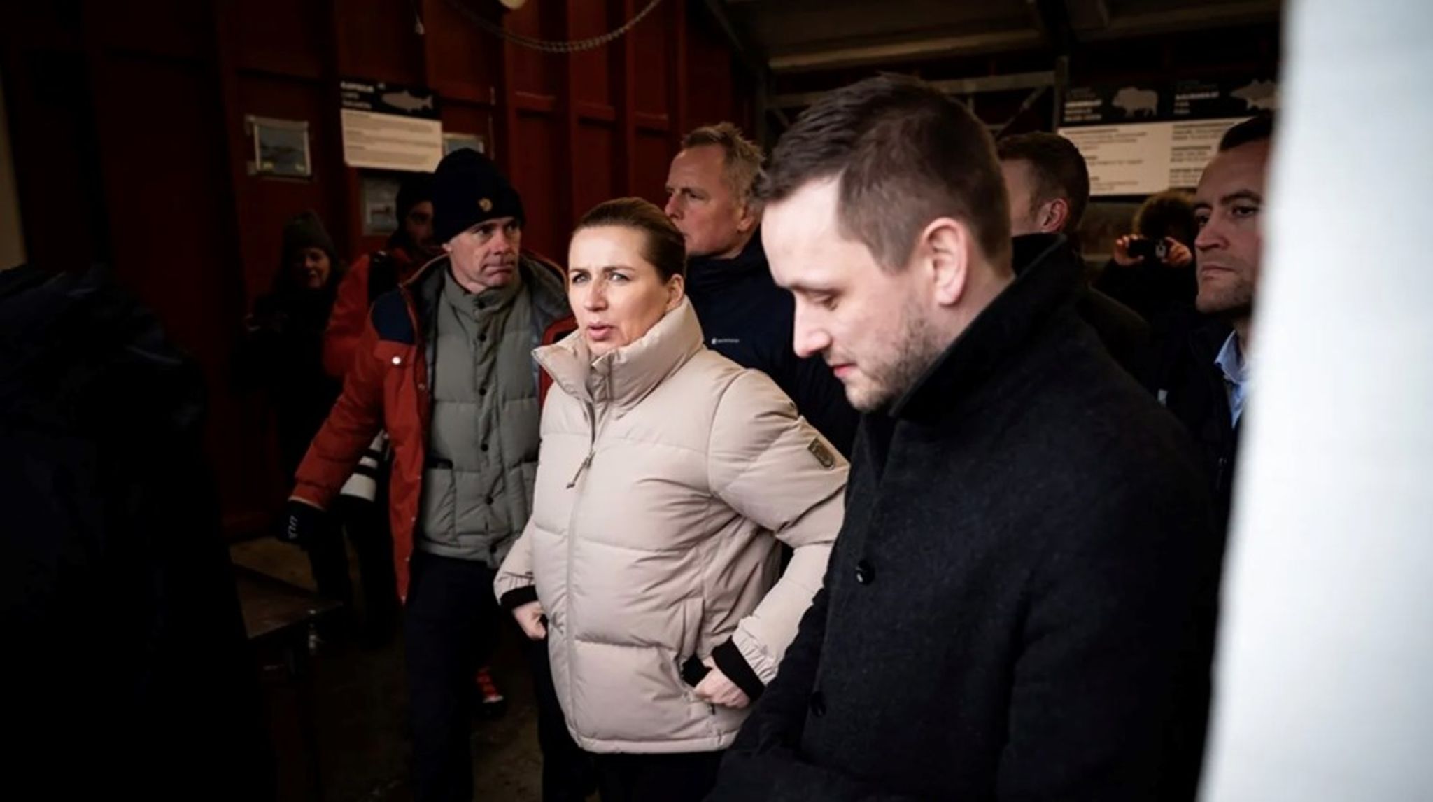 Statsminister Mette Frederiksen besøgte Nuuk og Grønlands regeringschef Jens-Frederik Nielsen fredag.