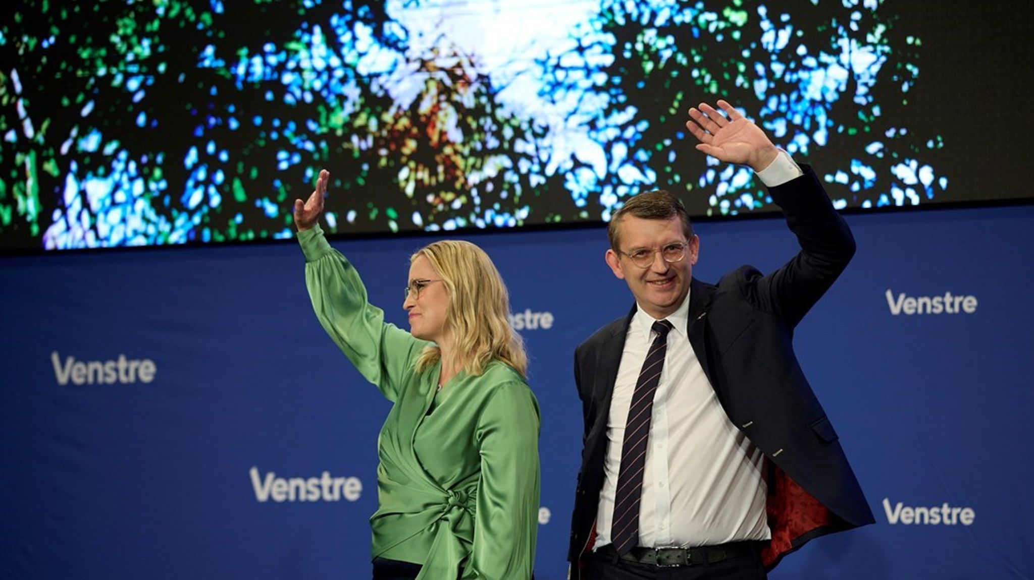 Venstre med formand Troels Lund Poulsen og næstformand Stephanie 
Lose i spidsen har næsten fordoblet indtægterne fra erhvervslivet fra 
2023 til 2024. Arkivfoto.&nbsp;<br>