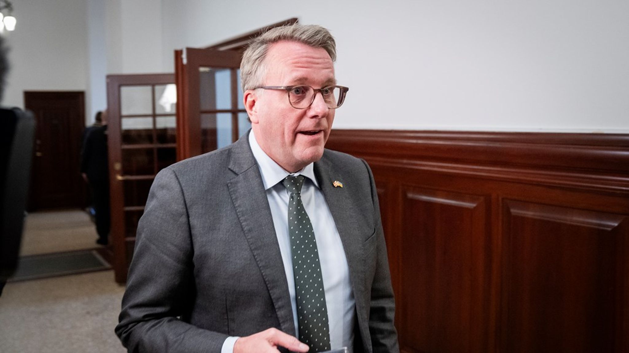 Erhvervsminister Morten Bødskov skal fremsætte seks lovforslag før sommerferien. Arkivfoto. 