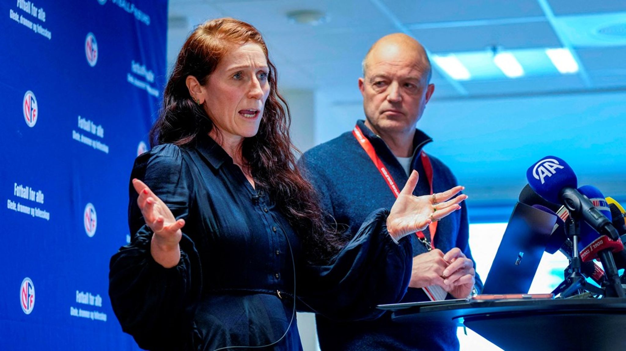Lise Klaveness fortsætter som fodboldpræsident for Norges fodboldforbund (NFF).