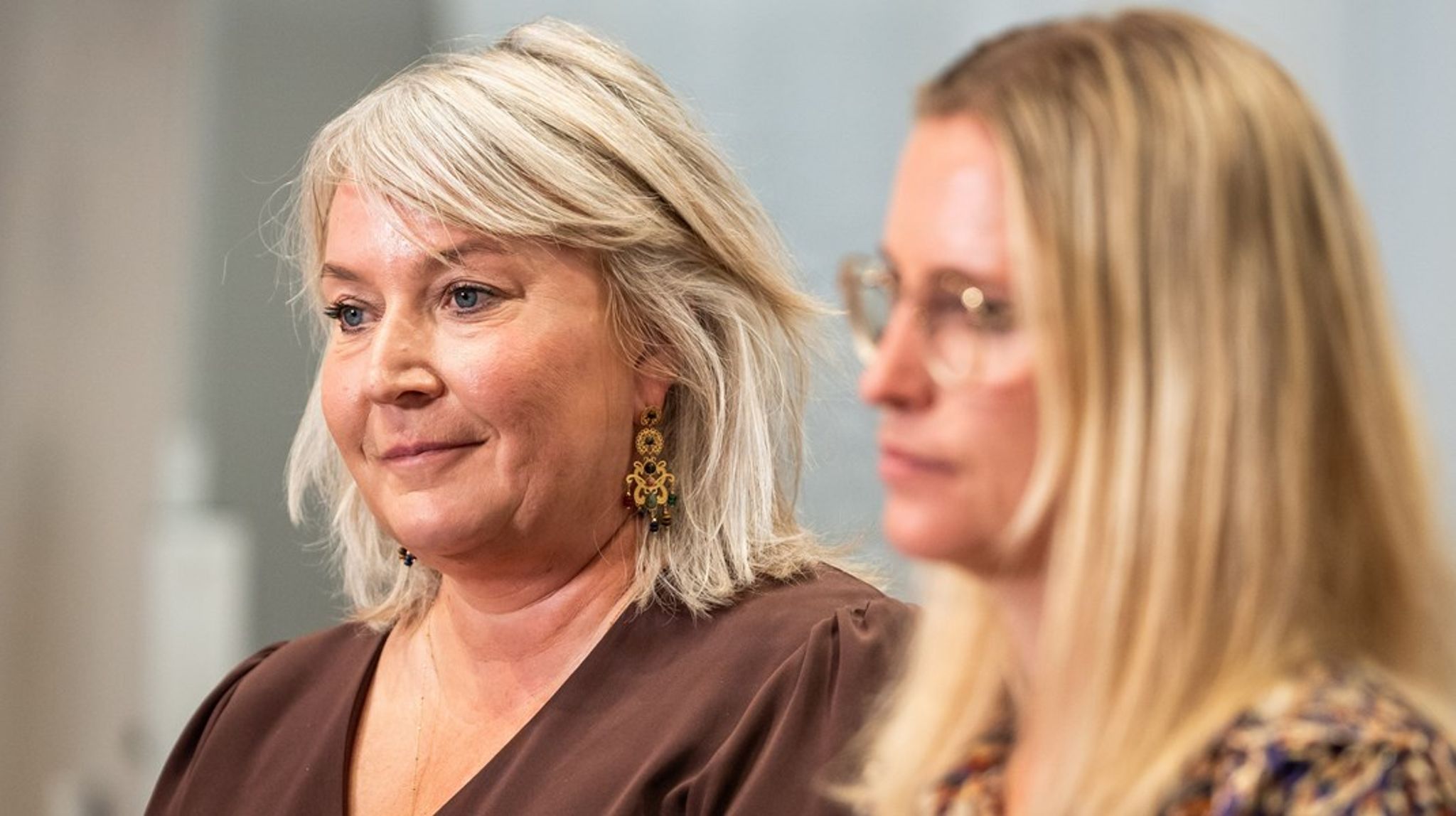 Ministerkollegerne Christina Egelund (M) og Stephanie Lose (V) går til valg med modsatrettede forslag til finansieringen af forskningen.&nbsp;