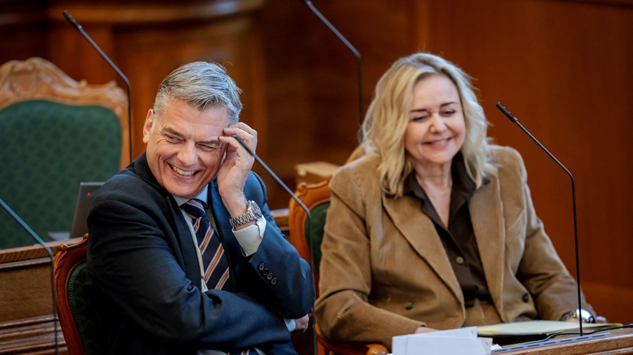 Valgkampen kan meget vel blive en spændende affære for Venstres politiske ordfører Jan E. Jørgensen, der kæmper mod Linea Søgaard-Lidell&nbsp;