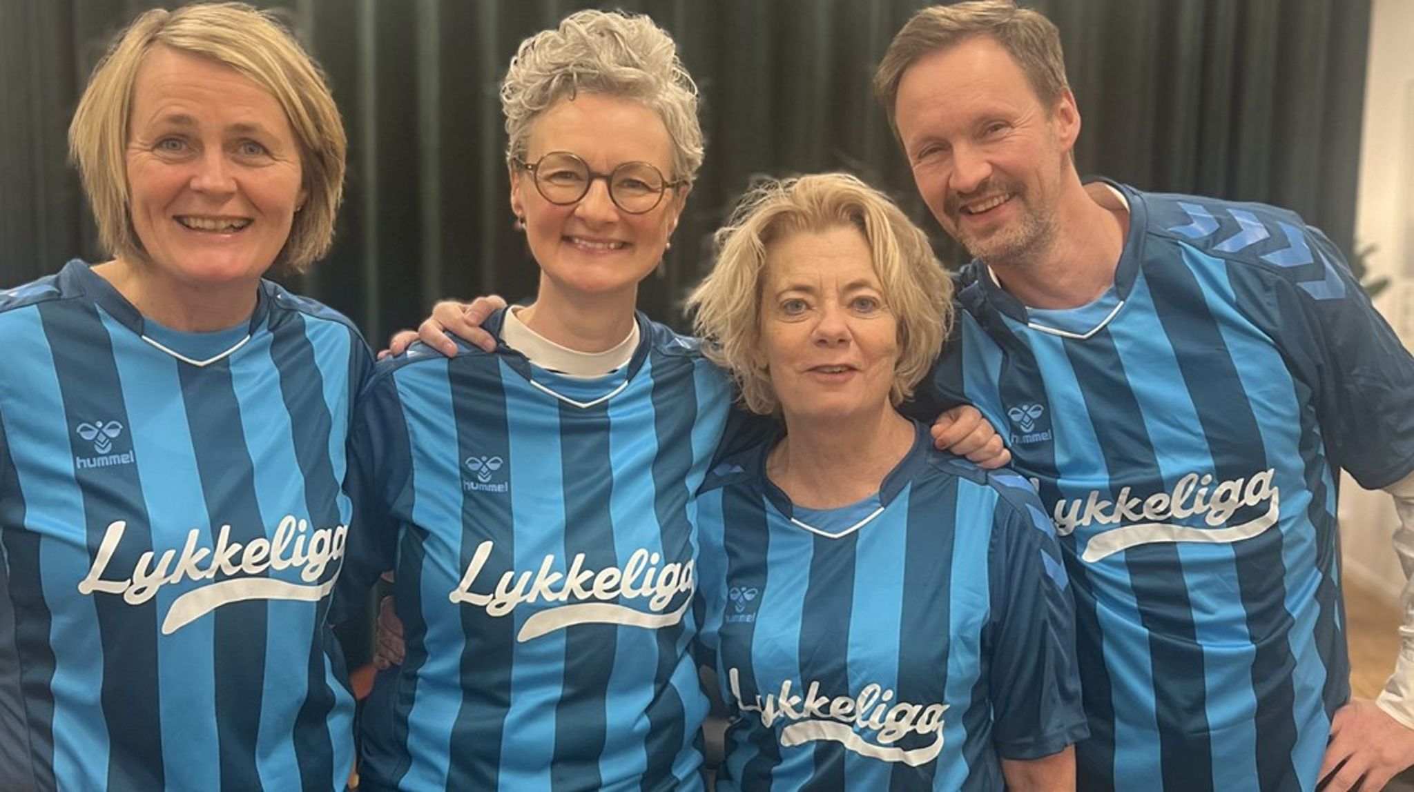 Lykkeligas nye bestyrelse. Fra venstre: Rikke Nielsen, Laura Vilsbæk, Bolette Christensen og Thomas Donatzky.