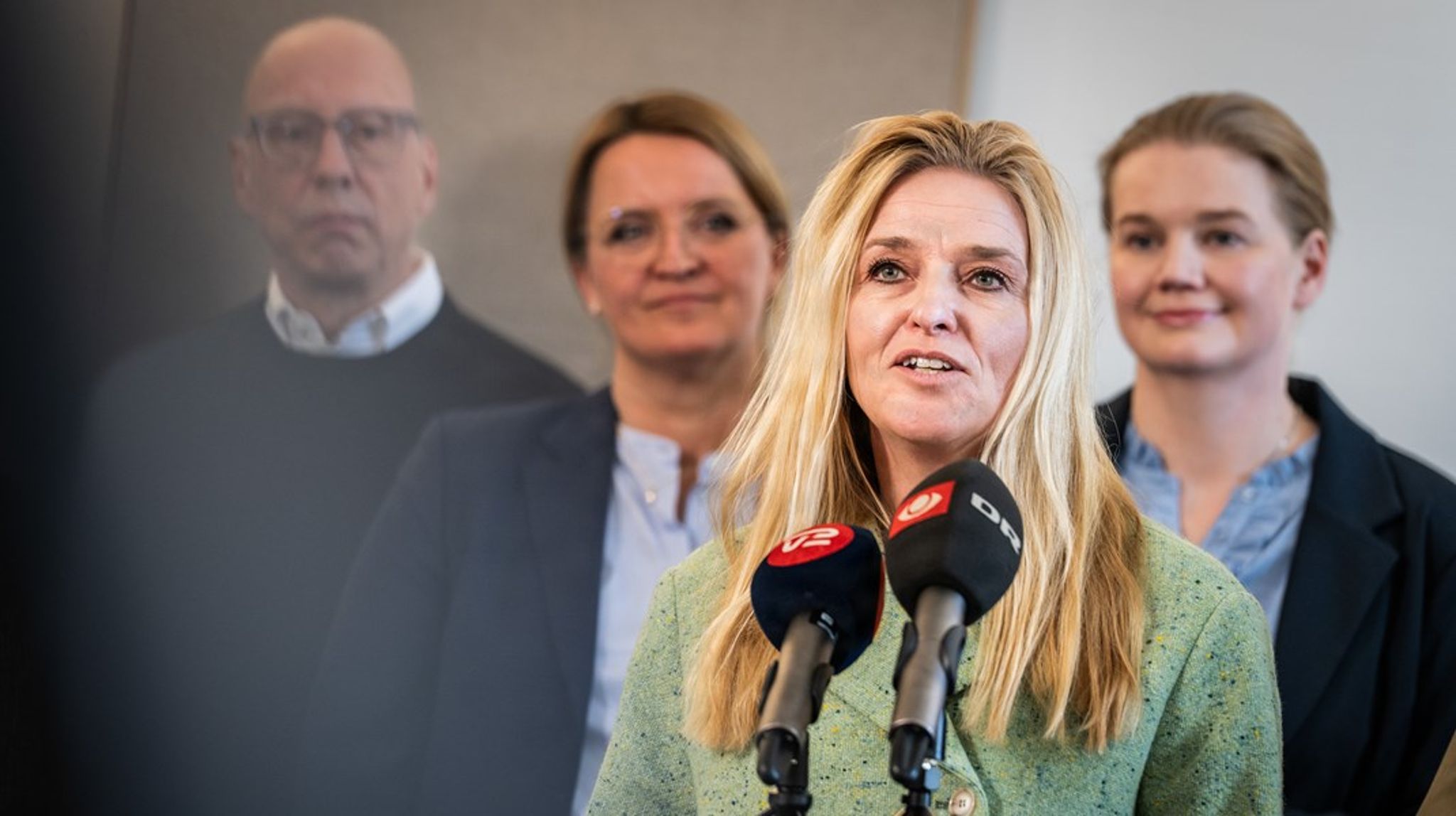 Lise bertelsen (K) præsenter reformen af de professionsrettede uddannelser i marts 2025, hun nu åbner op for at genforhandle. Arkivfoto.