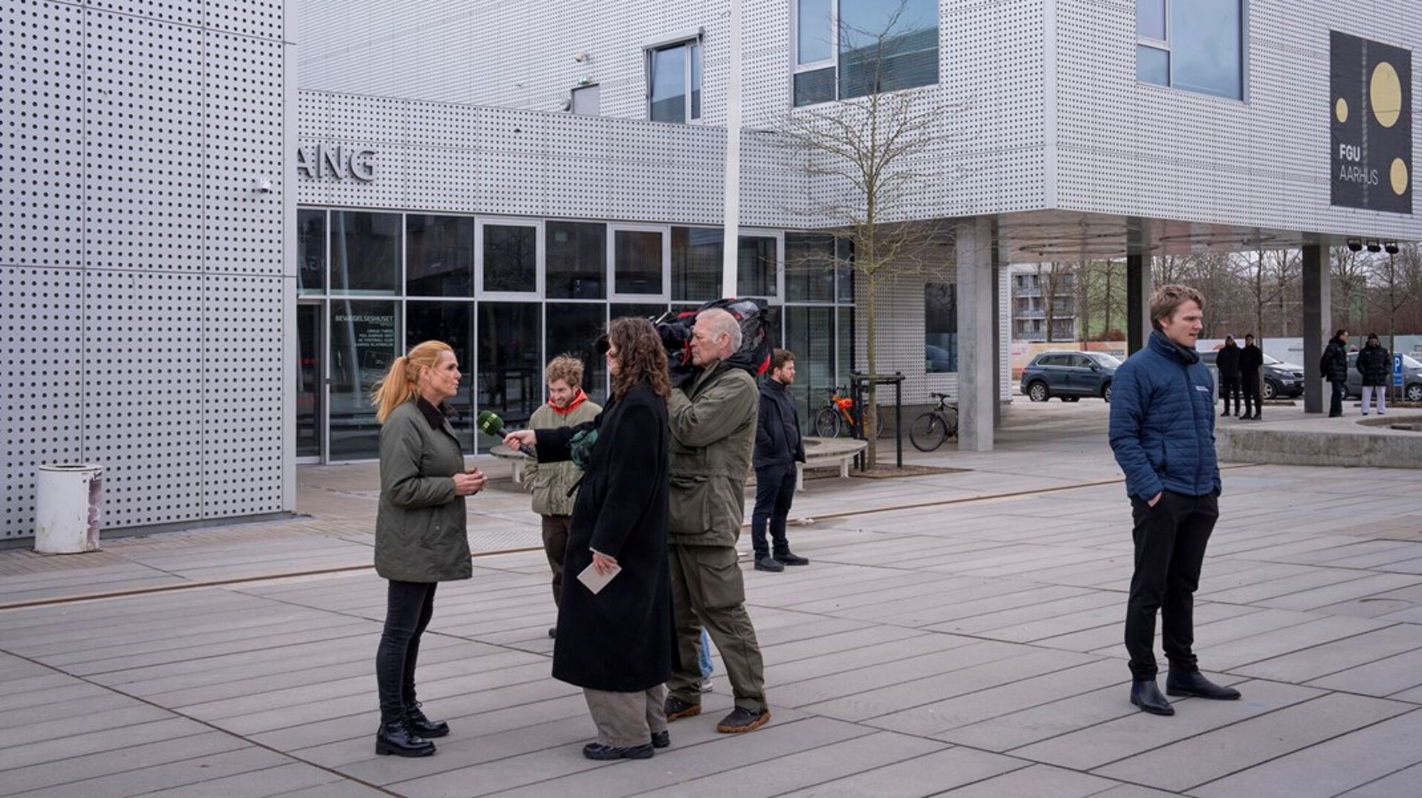 Jakob Søgaard Clausen (th.) blev i 2023 Danmarksdemokraternes første mand i byrådet i Aarhus Kommune. Nu er han partiets første medlem af KL's bestyrelse.