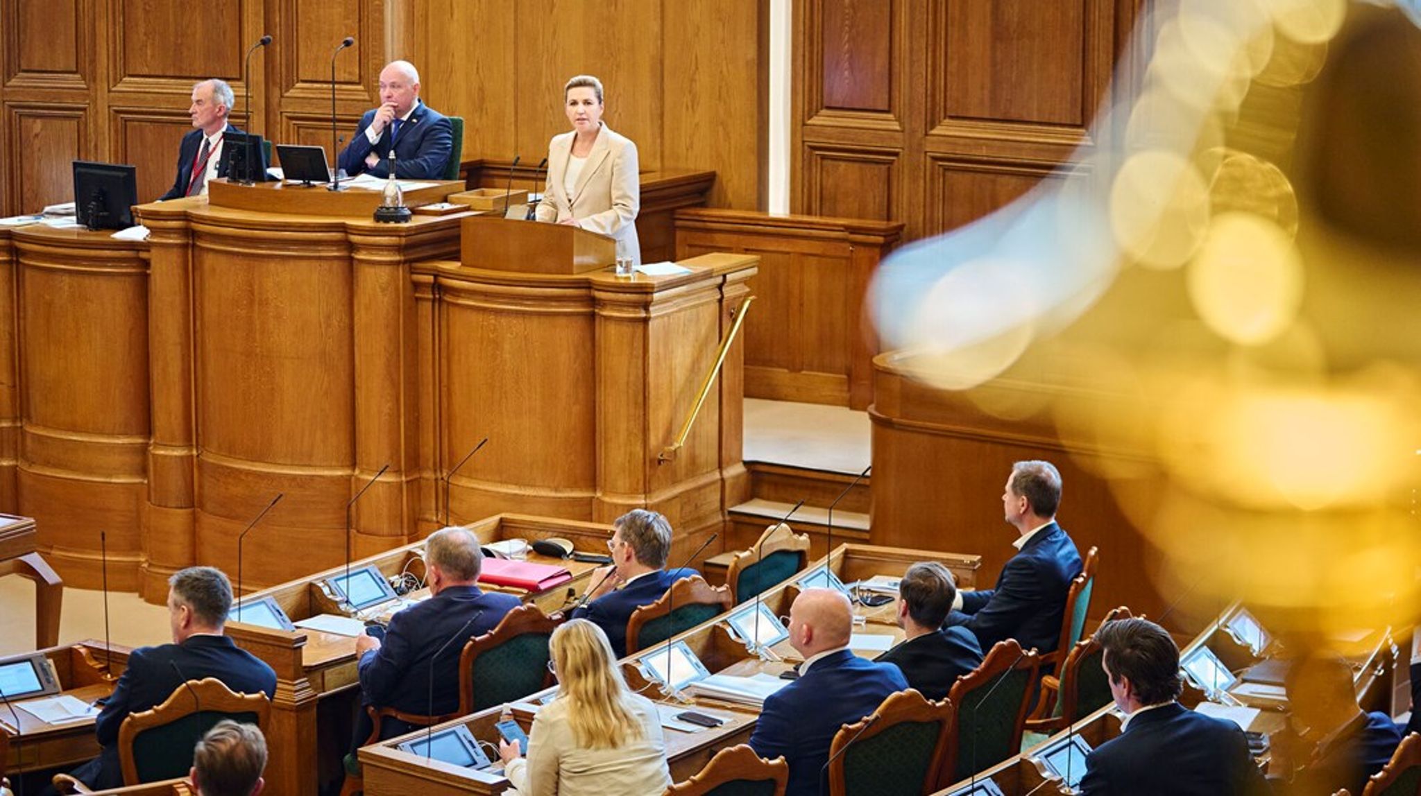 Statsminister Mette Frederiksen (S) udskrev valg til folketingsvalget 26. februar.