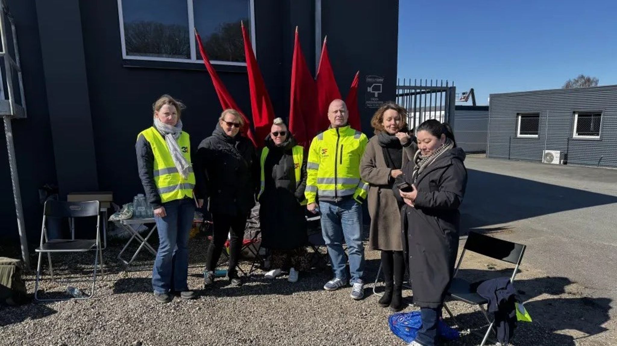 Sidste uge startede blokaden mod virksomheden Bendix Tool i Kalundborg. 