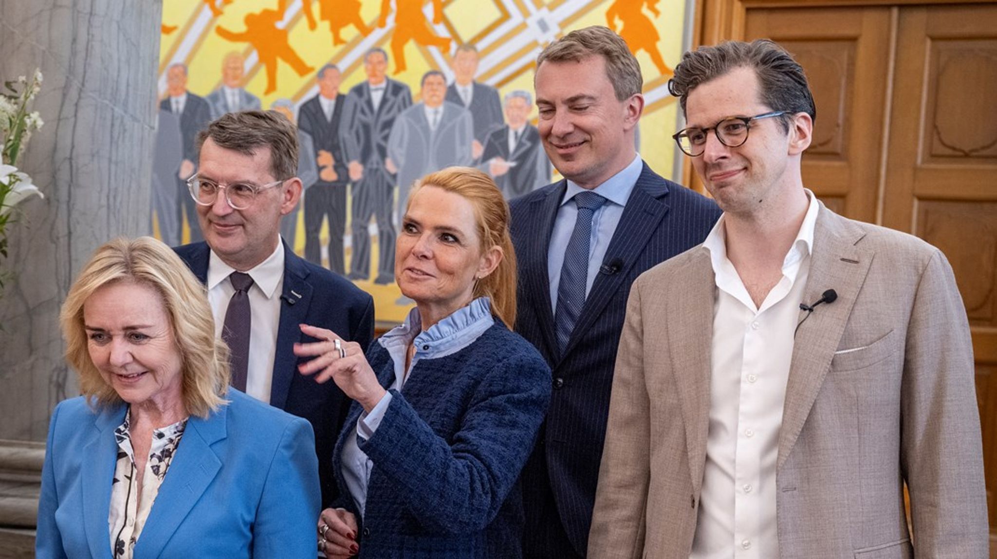 Den borgerlige version af 1. maj blev fejret med en partileders hjemkomst til blå blok. 