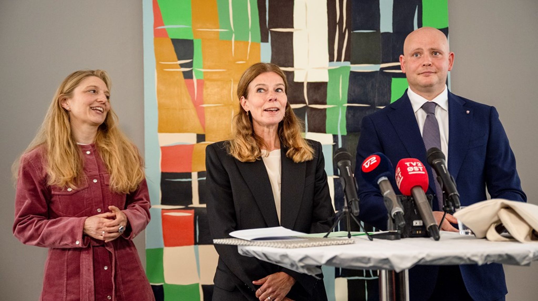 En tydelig berørt Jakob Engel-Schmidt sagde onsdag farvel til Kulturministeriet og departementschef Dorte Nøhr Andersen.&nbsp;