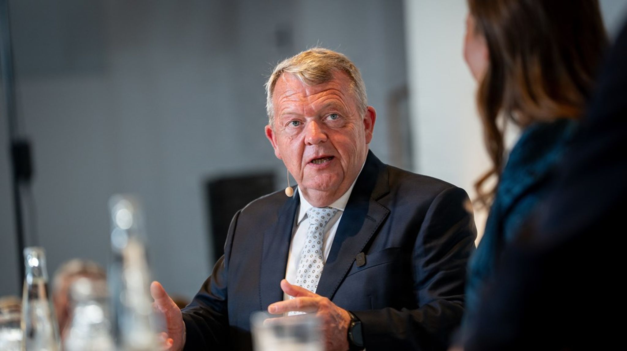 Løkke fik onsdag overdraget ansvaret for europapolitikken fra Marie Bjerre (V), da posten som europaminister er nedlagt i den nye regering.&nbsp;
