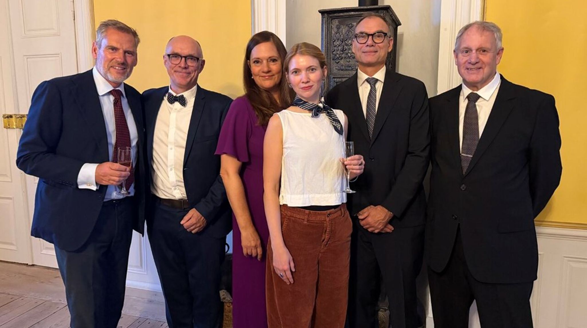 På billedet er den nye bestyrelse af BYFO. Fra venstre mod højre: Niels Peter H. Schack-Eyber, Leif Hansen, Mette Rix Krabbe, Anni Haahr Henriksen, Henrik Uldall Borch og Peter Thunbo. Fraværende er bestyrelsesmedlem Jacob de Neergaard.
