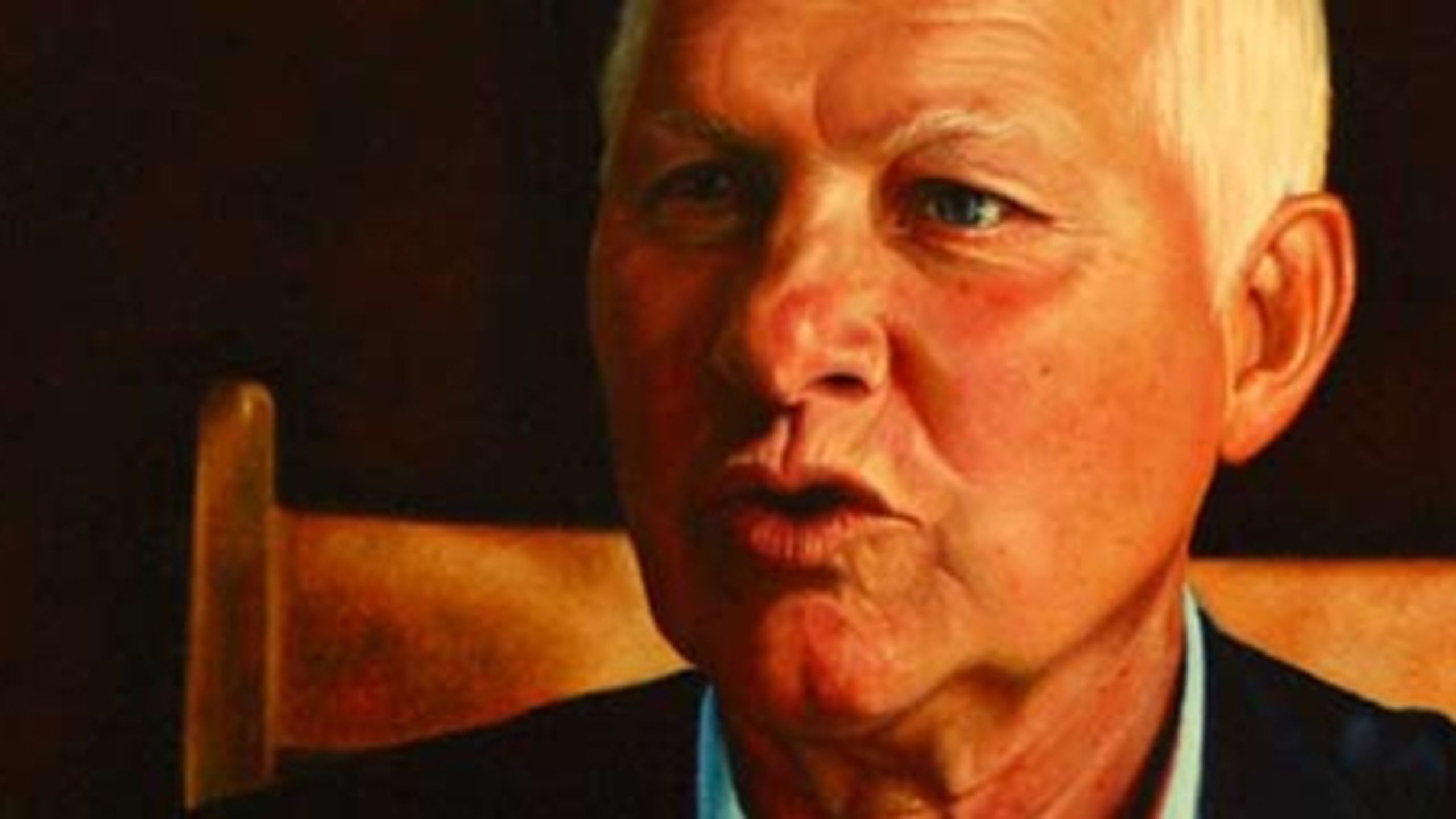 Niels Corfitzens portræt af den ivrigt argumenterende Svend Auken er et perfekt omslagsfoto til en bog, hvor Auken giver sin version af historien.