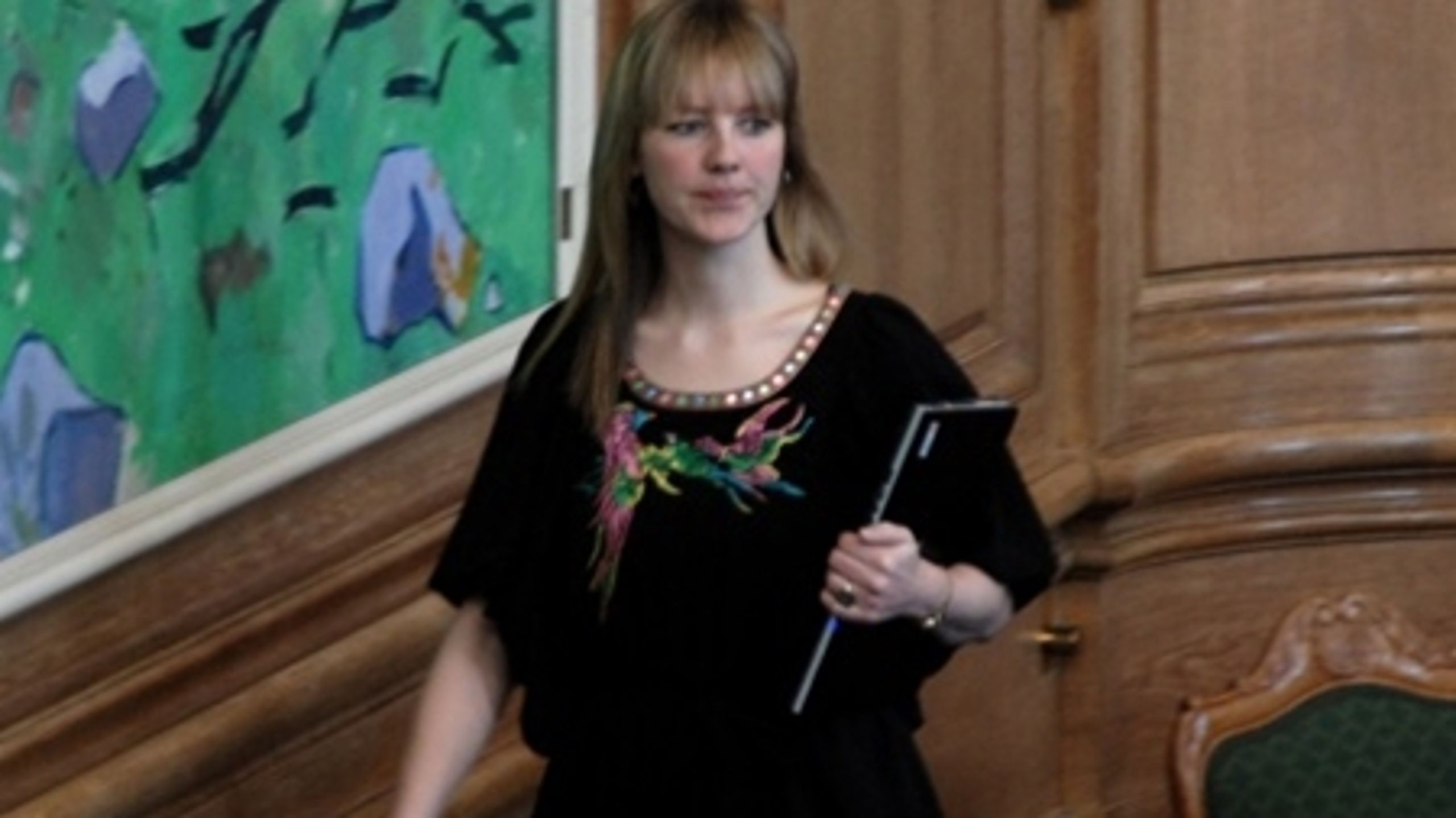 Ida Auken (SF) er en af de kvinder, der netop nu står til at komme til at udgøre flertallet af SF's folketingsgruppe efter næste folketingsvalg.