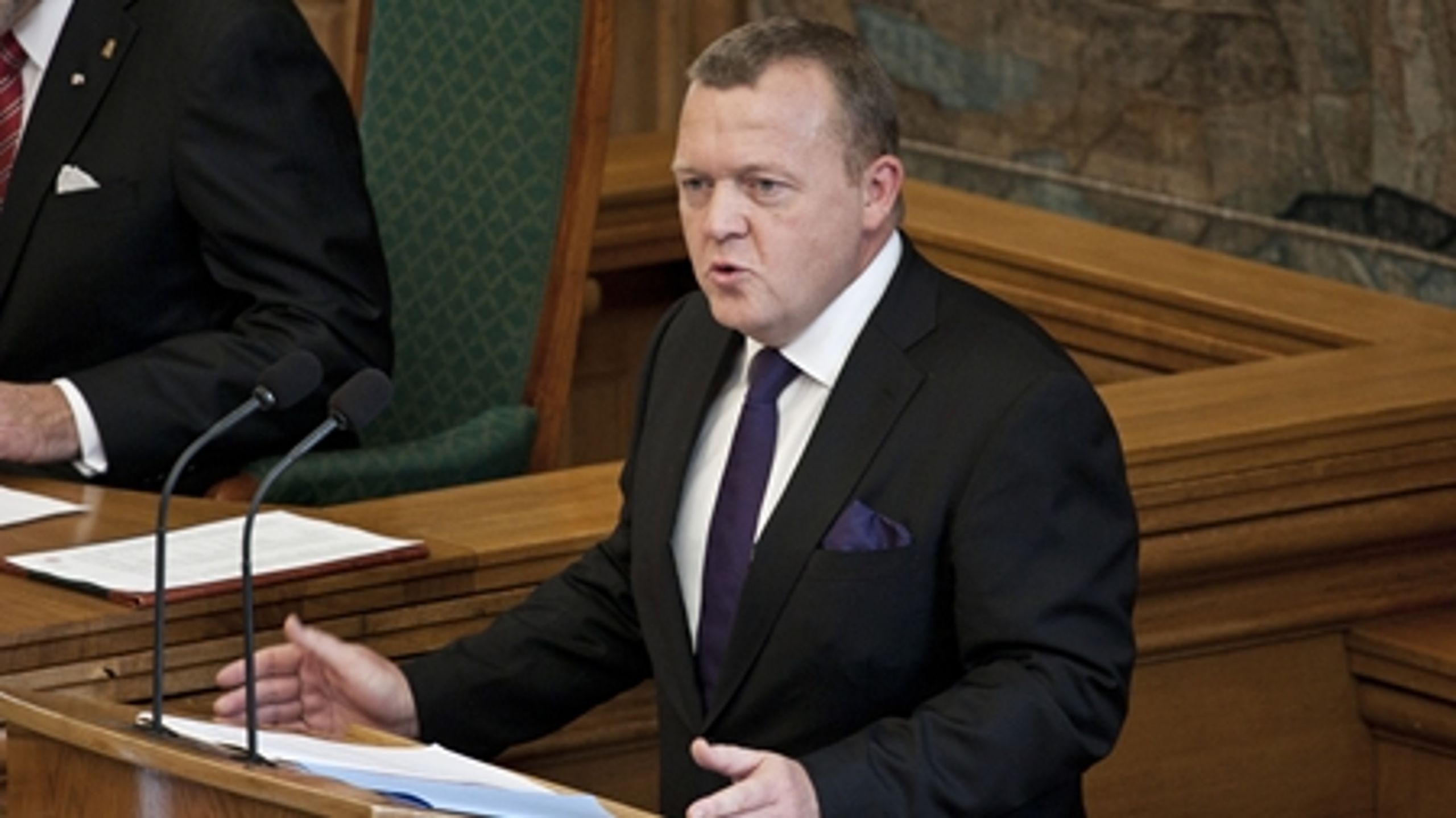 Statsminister Lars Løkke Rasmussens 
satsede både på økonomisk ansvarlighed og værdipolitik offensiv i den åbningstale til Folketinget, der meget vel kan blive hans sidste. Talen definerede rammerne for den slagmark, regeringen ønsker at tage næste valgkamp på.