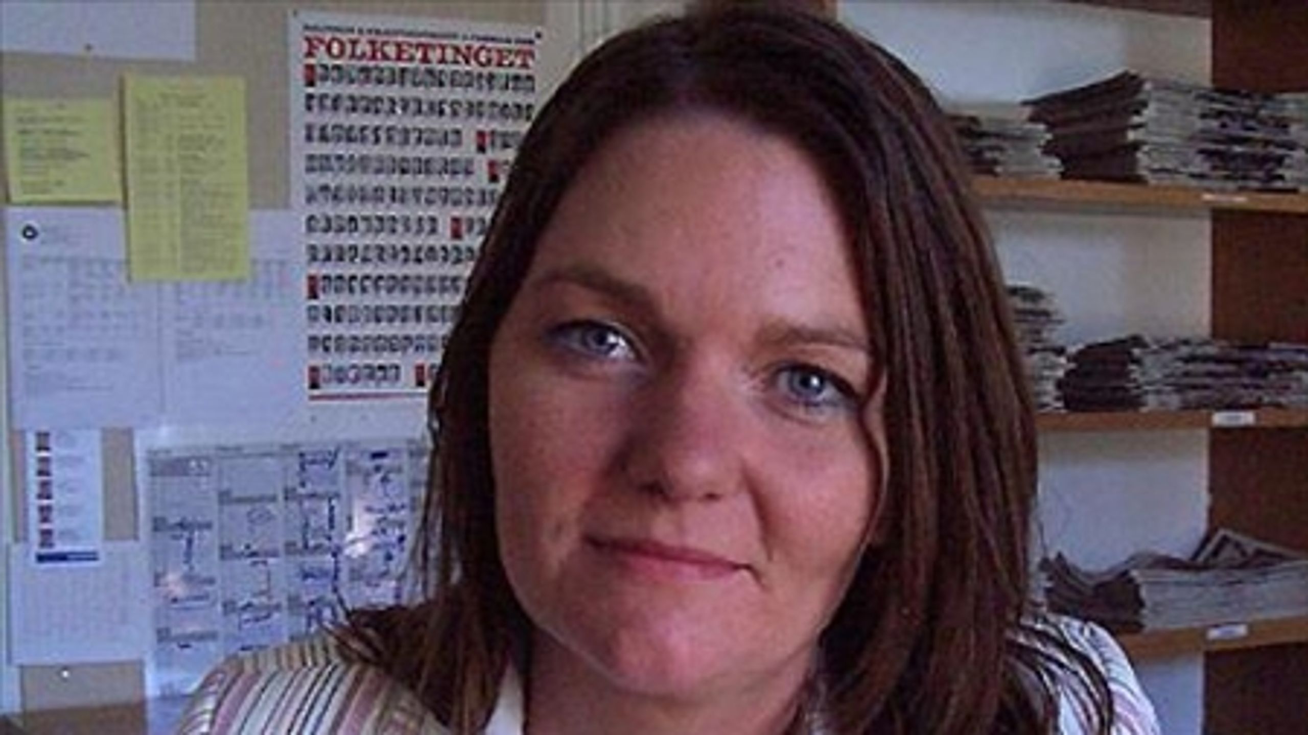 Kommunikationschef Søs Marie Serup Laybourn: Hendes afskedssalut til Løkke beskrives som "helt uhørt", men i Venstres folketingsgruppe vil mange savne hende.  