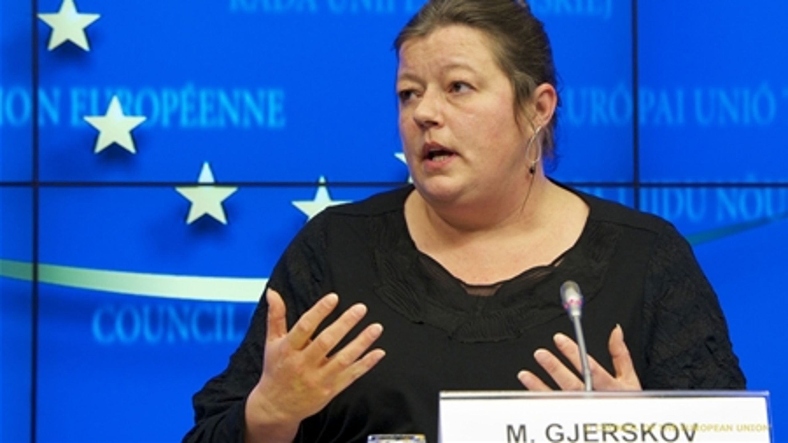 Tre måneder inde i det danske EU-formandskab gør fødevareminister Mette Gjerskov (S) status på, hvordan forhandlingerne er gået. 