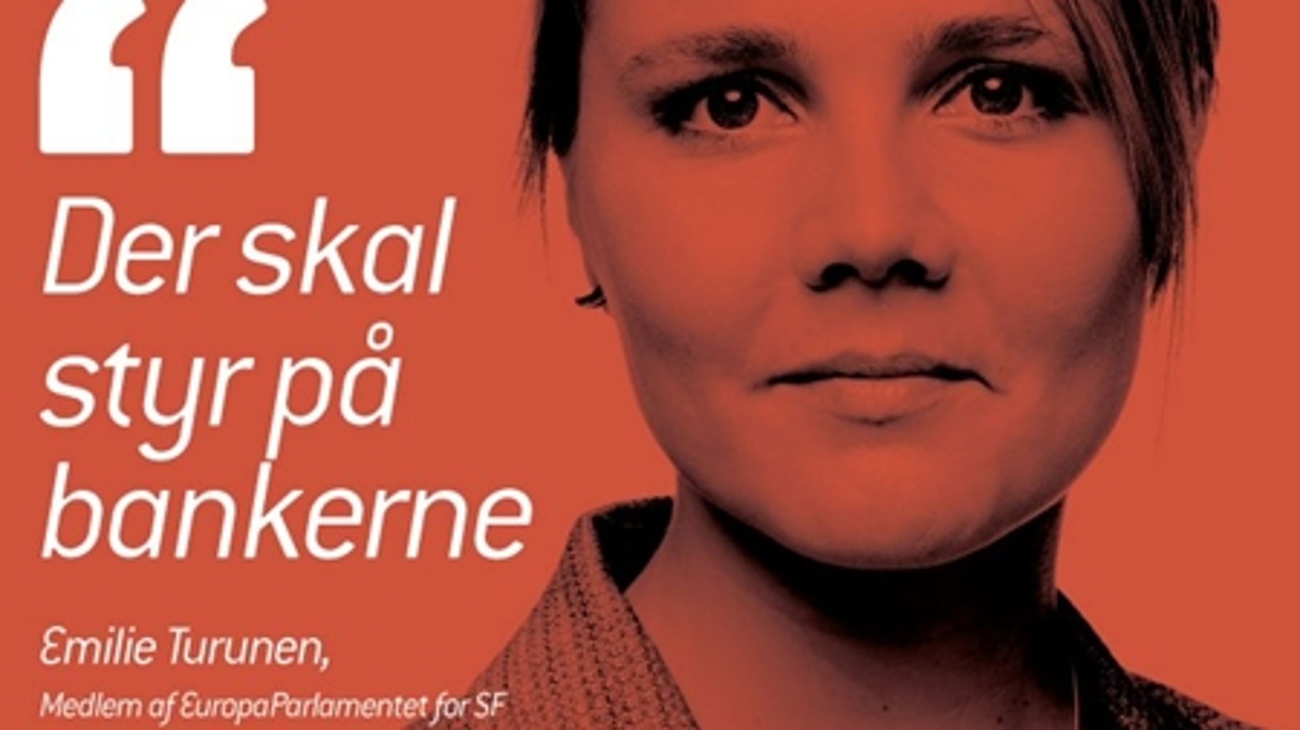 Billede fra Emilie Turunens kampagne.