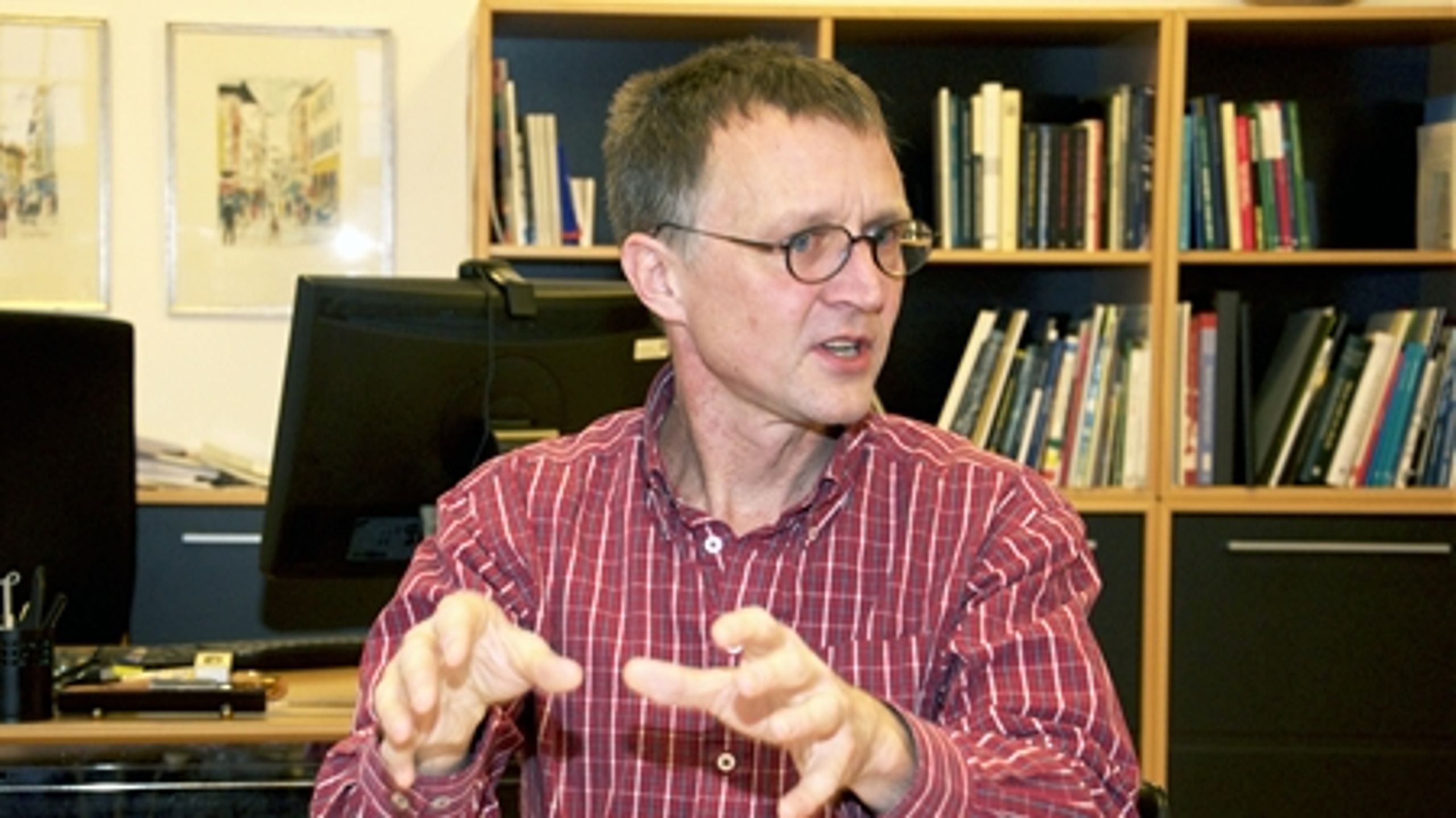 Anders Bondo Christensen erkender, at DLF er svækket, men den store opbakning fra lærerne styrker også foreningen.