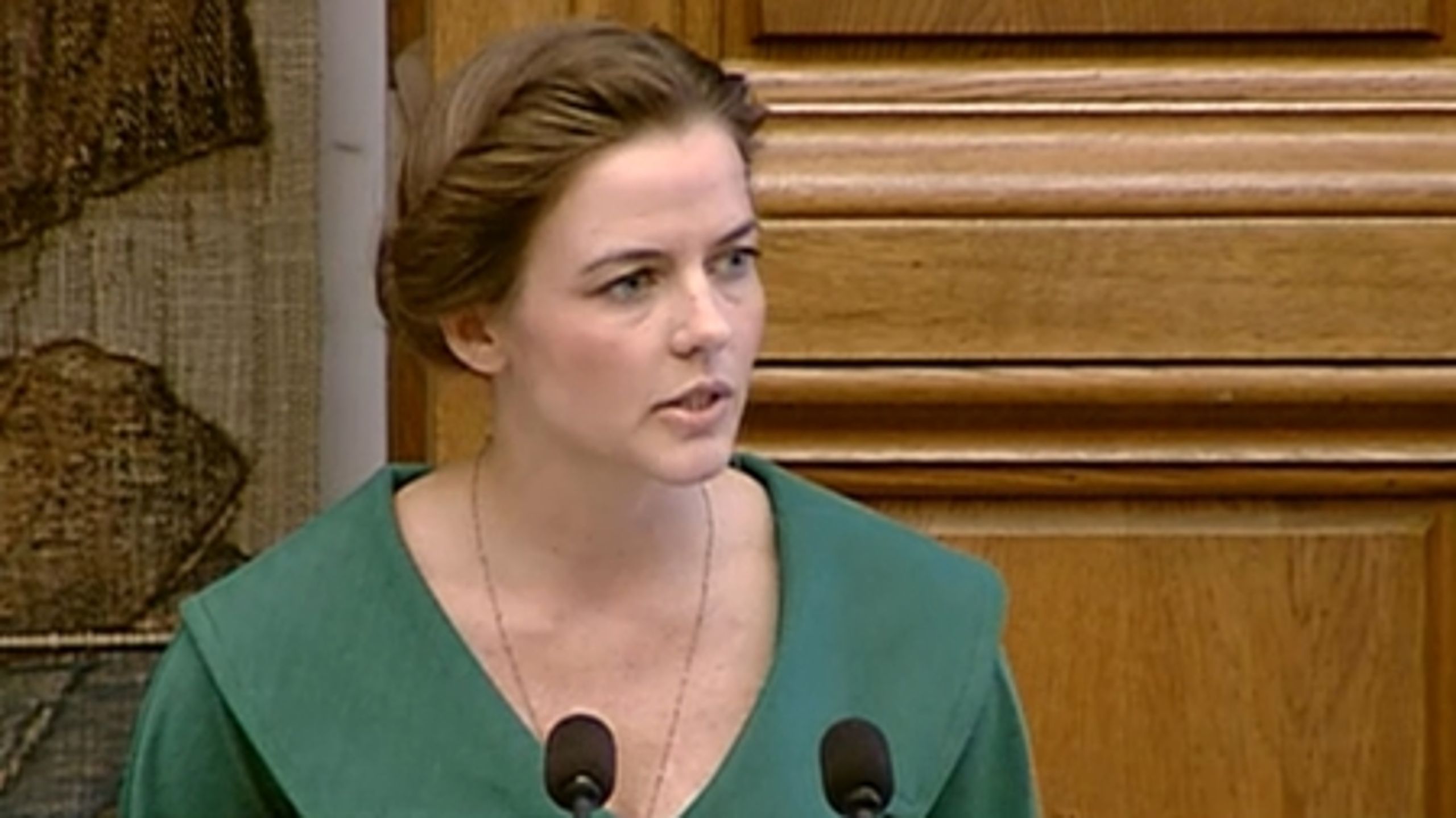 Der er ikke kun behov for økonomiske reformer, men også en mentalreform, understregede Ellen Trane Nørby i sin tale: "Vi har simpelthen ikke råd til, at de - som egentligt godt kan, men ikke gider - lader alle andre om at betale regningerne."