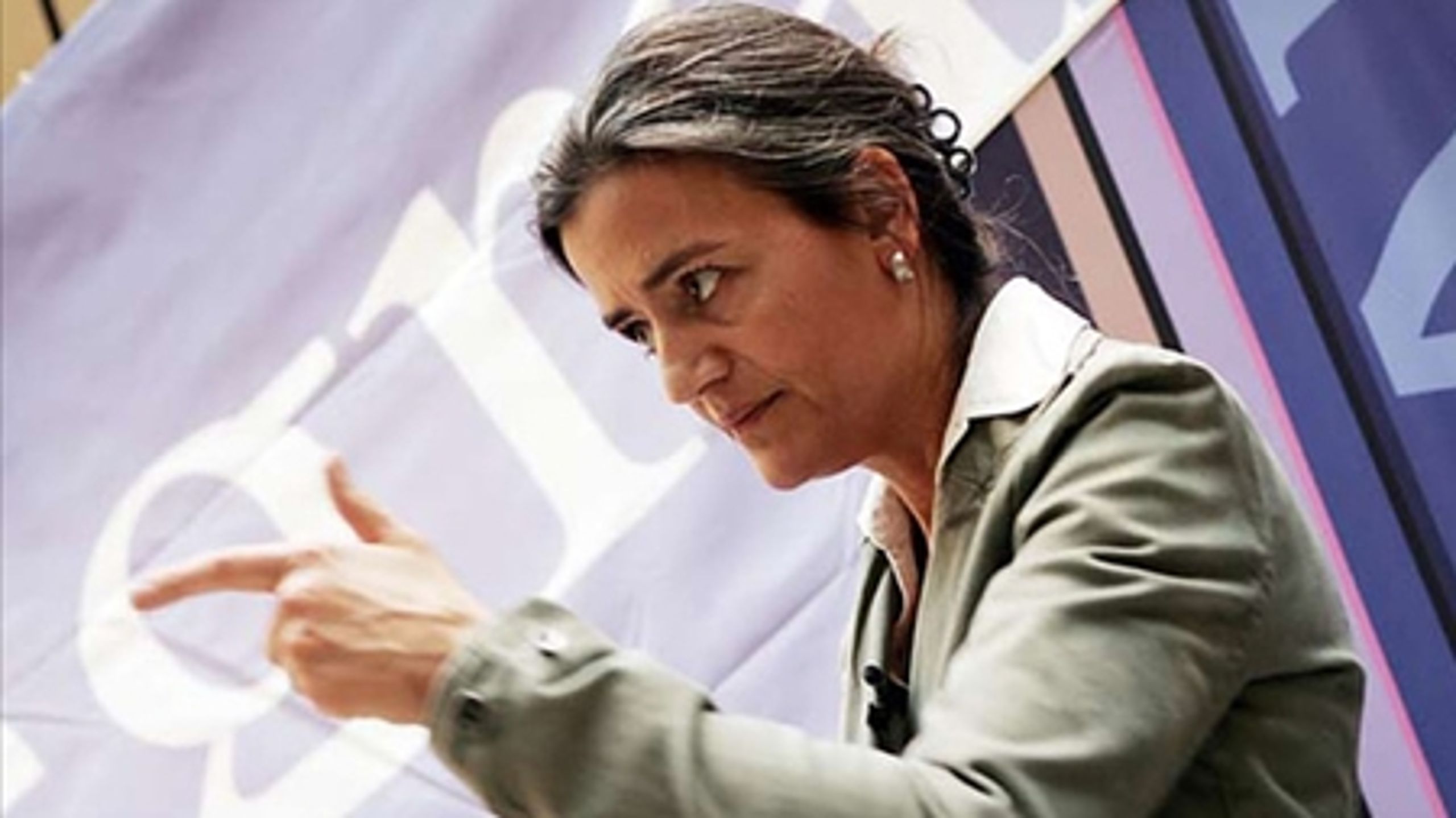 Margrethe Vestager: Økonomiministeren var under det danske EU-formandskab en aktiv modstander af en europæisk finansskat.