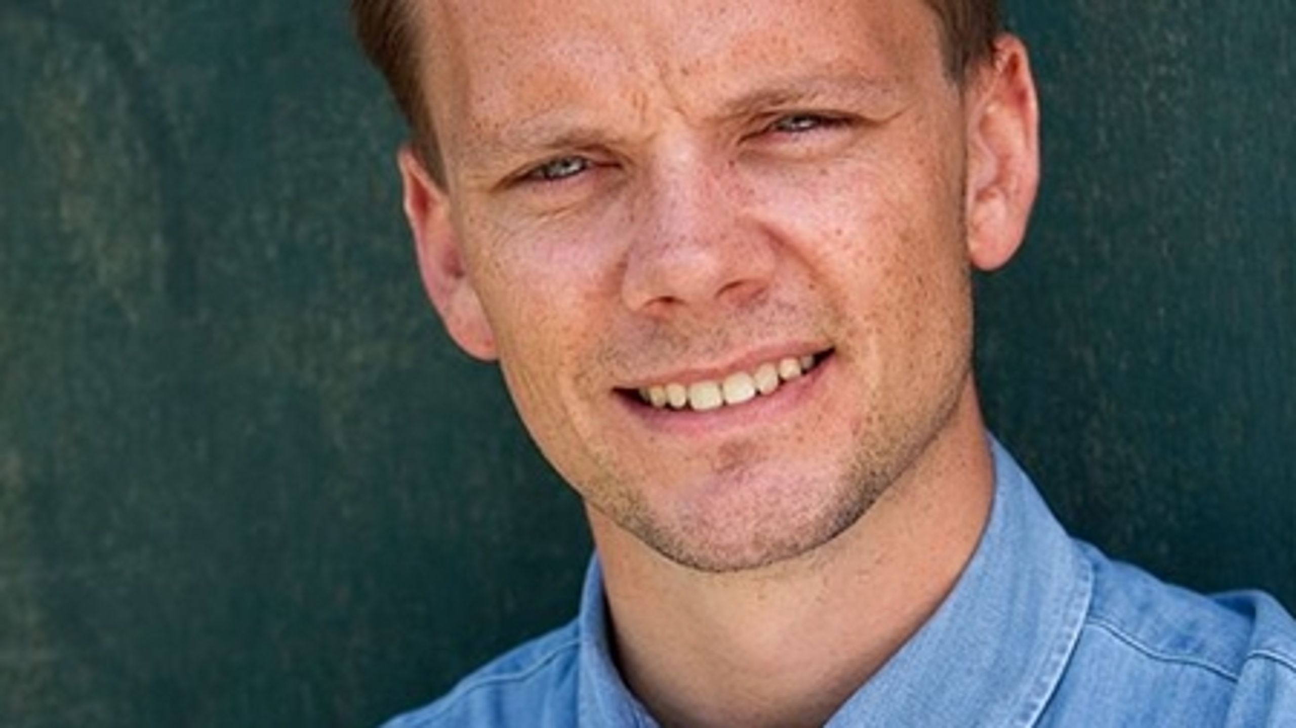 Folketingskandidat Peter Hummelgaard Thomsen (S) rykker for en stund ind i 3F's pressetjeneste.