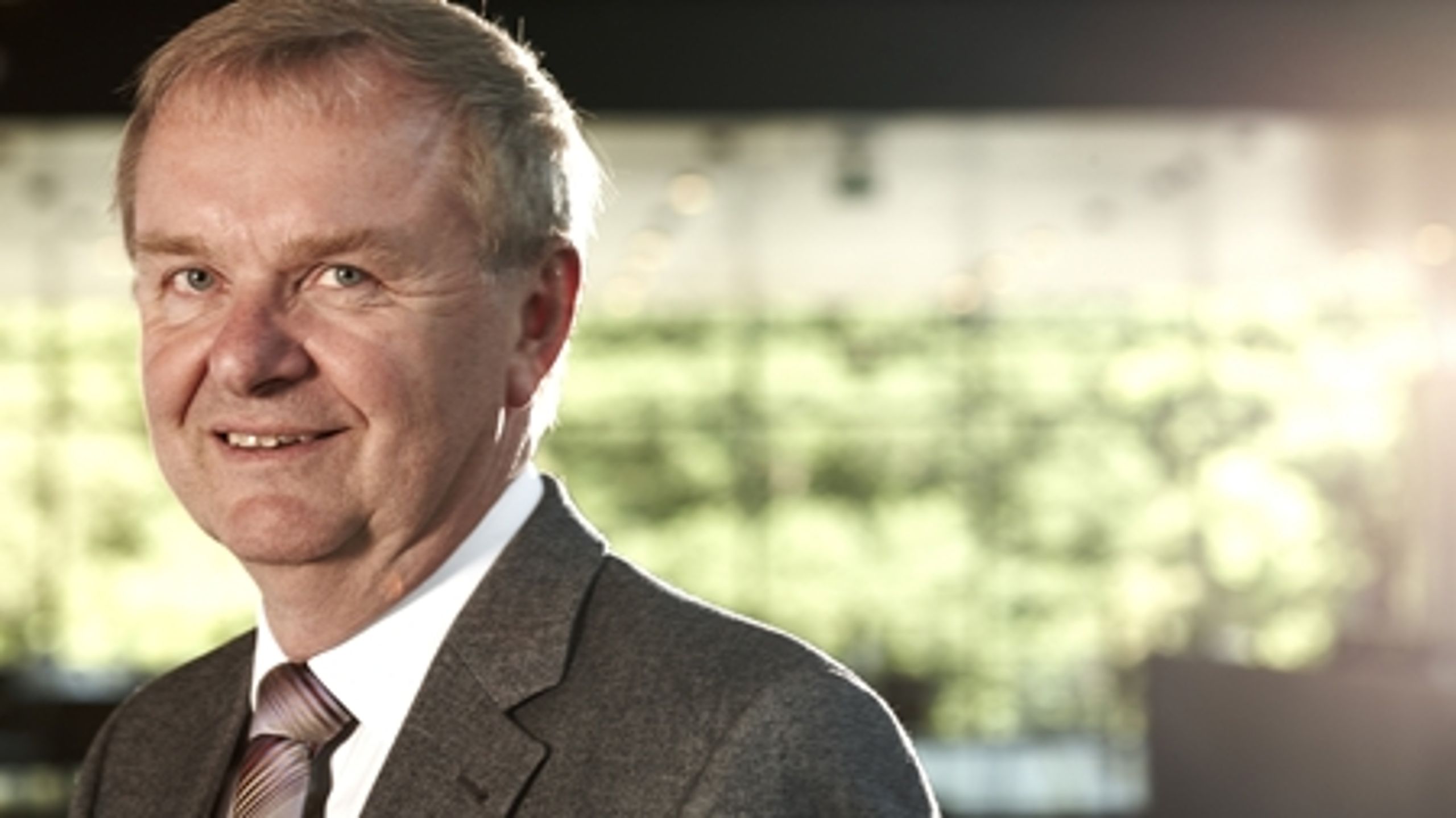 Rektor for SDU Jens Oddershede anerkender, at uddannelsesminister Morten Østergaard (R) kommer bekymringen for Innovationsfondens uafhængighed i møde. 