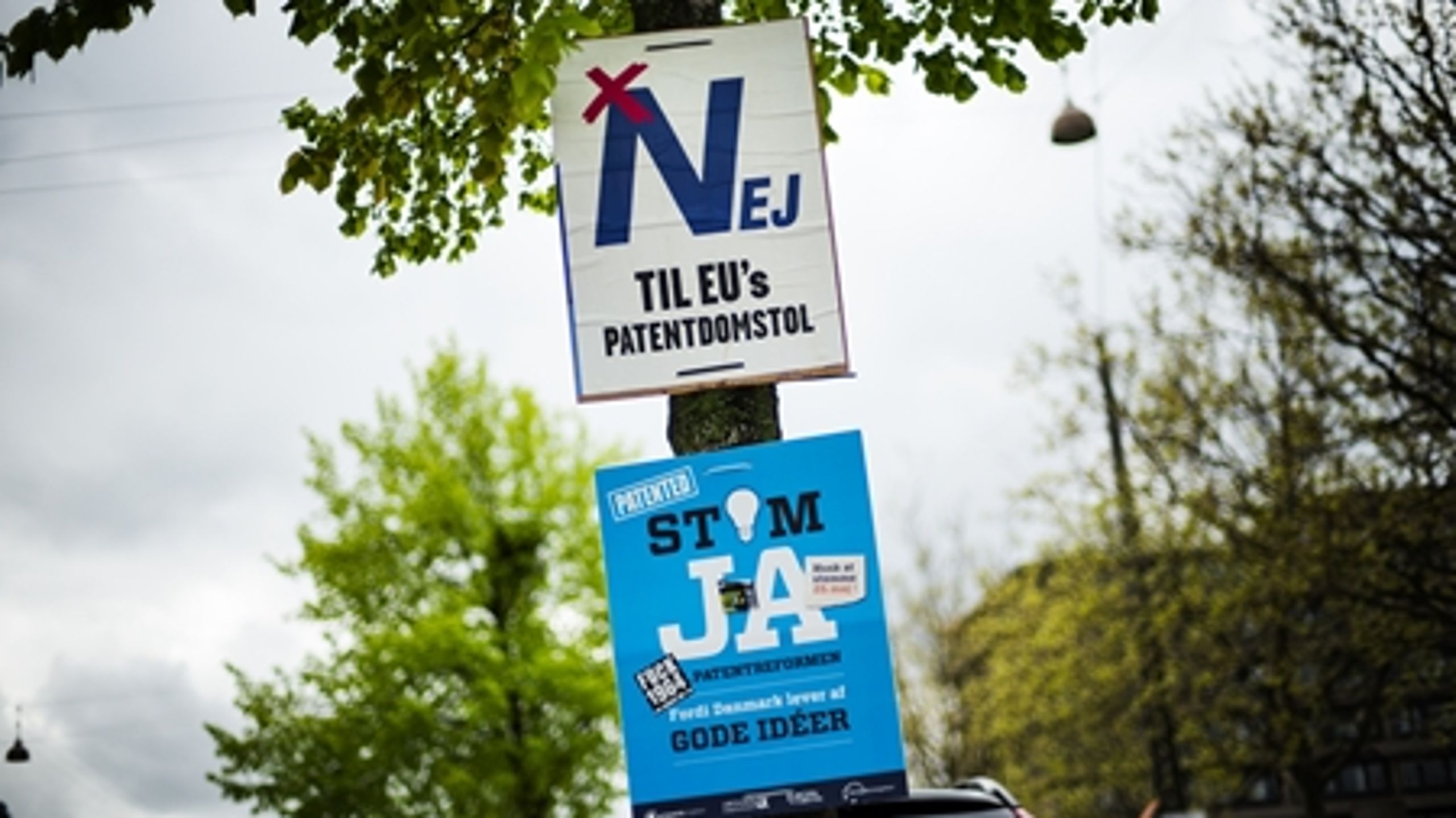 De seneste målinger viser, at et flertal af vælgerene bakker op om dansk tilslutning til den fælles europæiske patentdomstol.