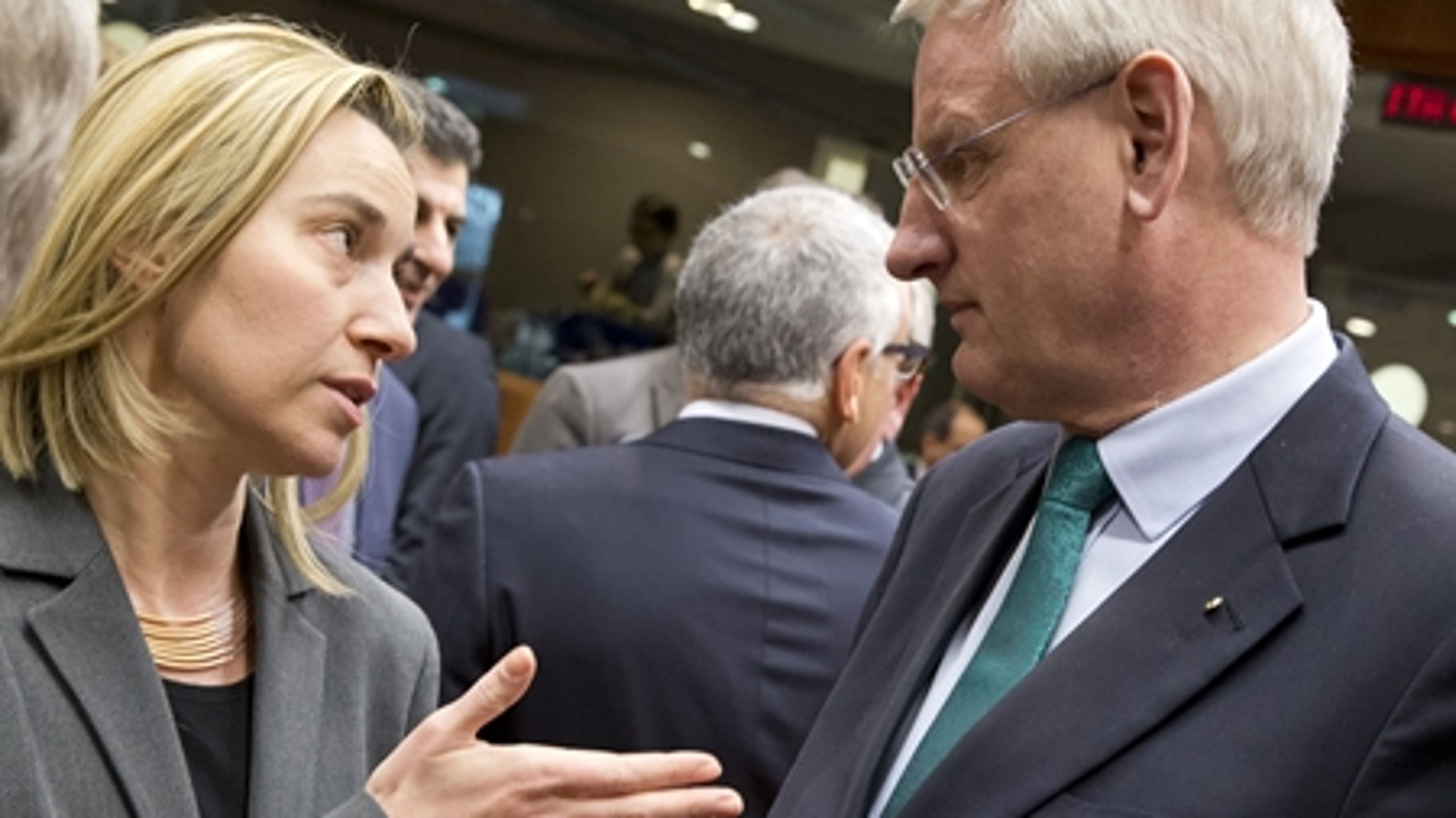 Italiens udenrigsminister gennem blot seks måneder, Federica Mogherini, er EU-ledernes bud på en ny udenrigschef for Unionen.