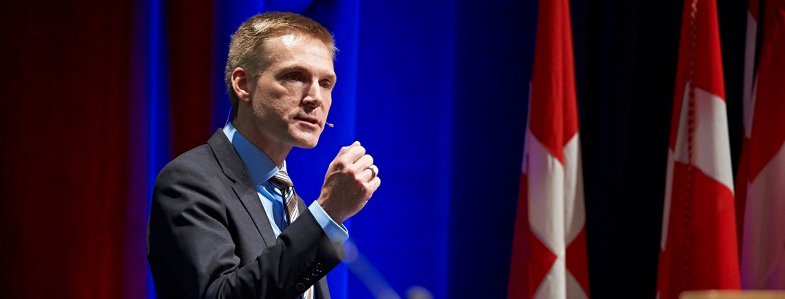 Kristian Thulesen sendte en hilsen til Sverige og Sverigedemokraterne under sin tale på Dansk Folkepartis årsmøde.