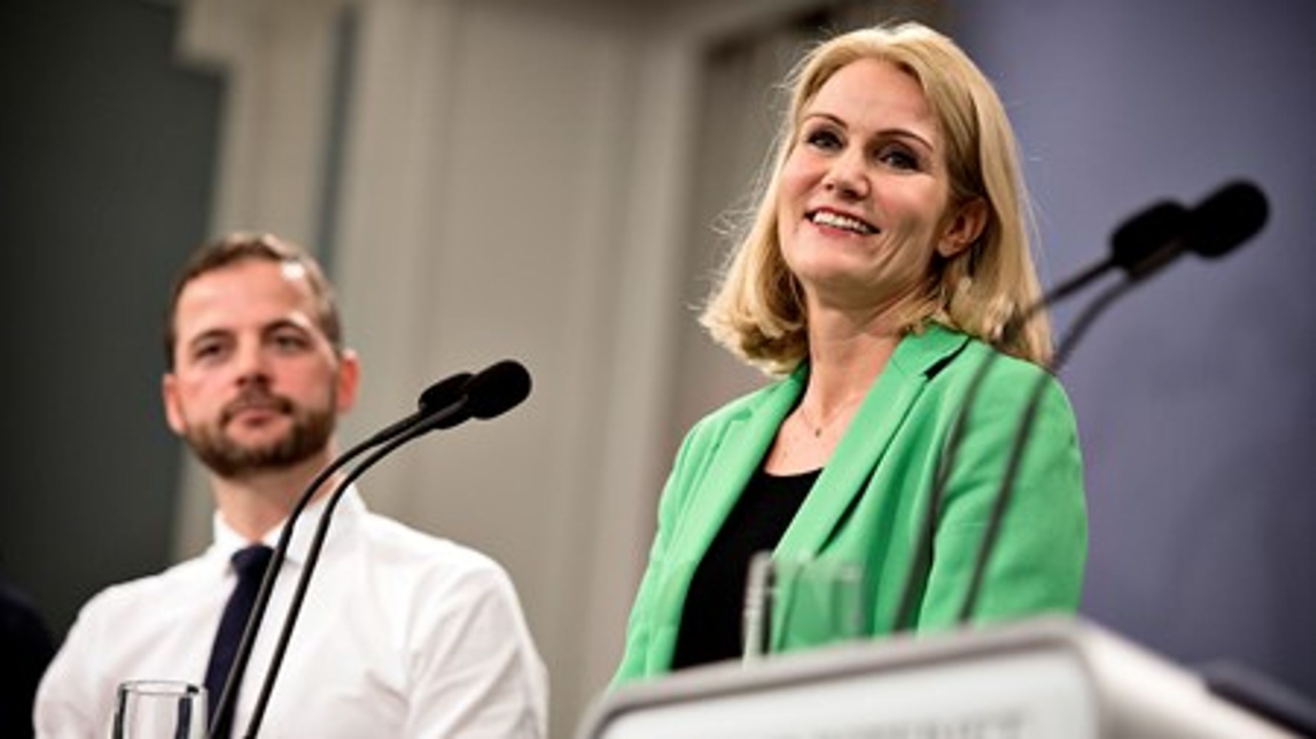 Regeringen, anført af statsminister Helle Thorning-Schmidt, præsenterede onsdag et nyt integrationsudspil.&nbsp;