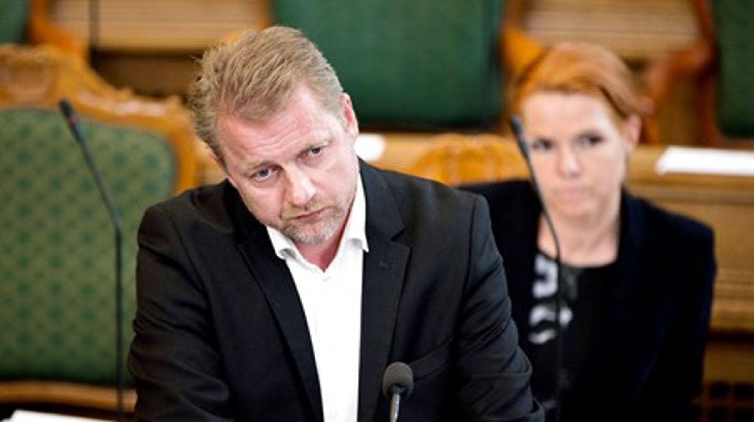 Martin Geertsen var torsdag til forhandlinger om regeringens integrationsplan, men mødet endte uden aftale.&nbsp;