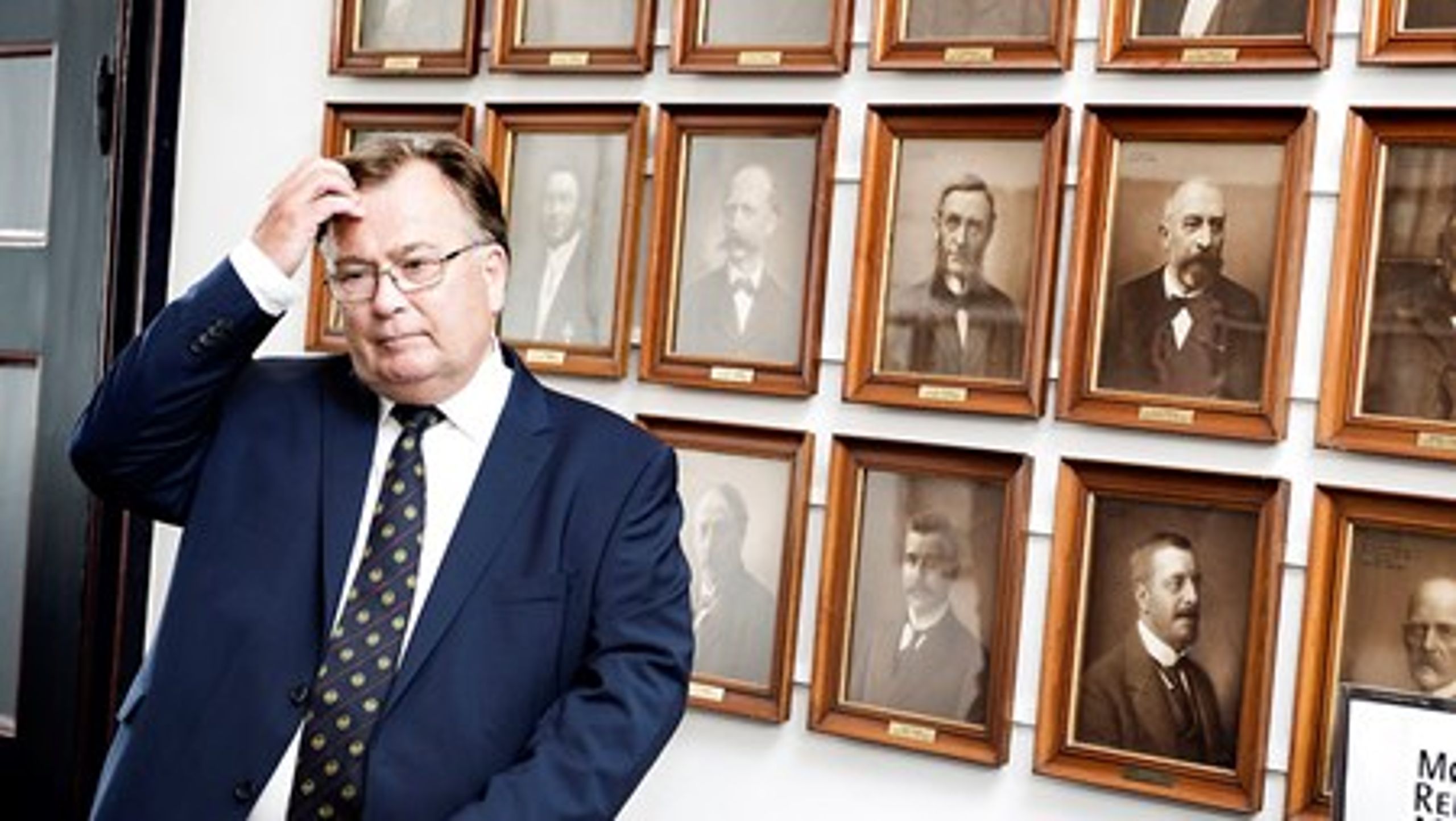 Finansminister Claus Hjort Frederiksen i Finansministeriet.&nbsp;