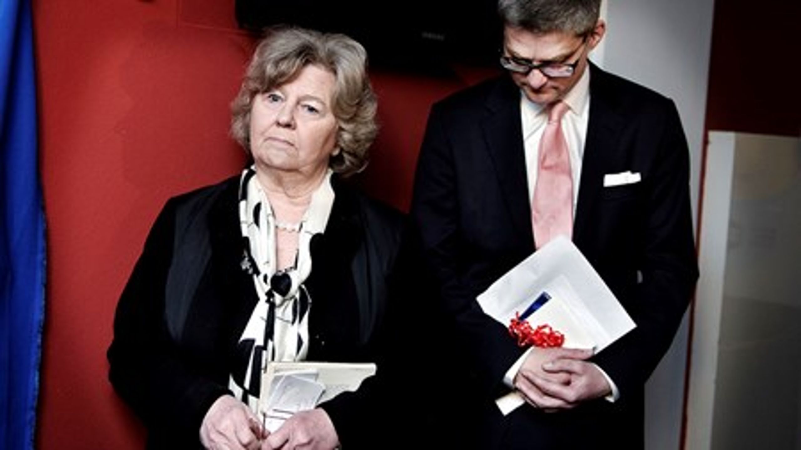 Justitsminister Søren Pind mener ikke, at der er grundlag for at stille Birthe Rønn Hornbech&nbsp;til ansvar i statsløsesagen.&nbsp;