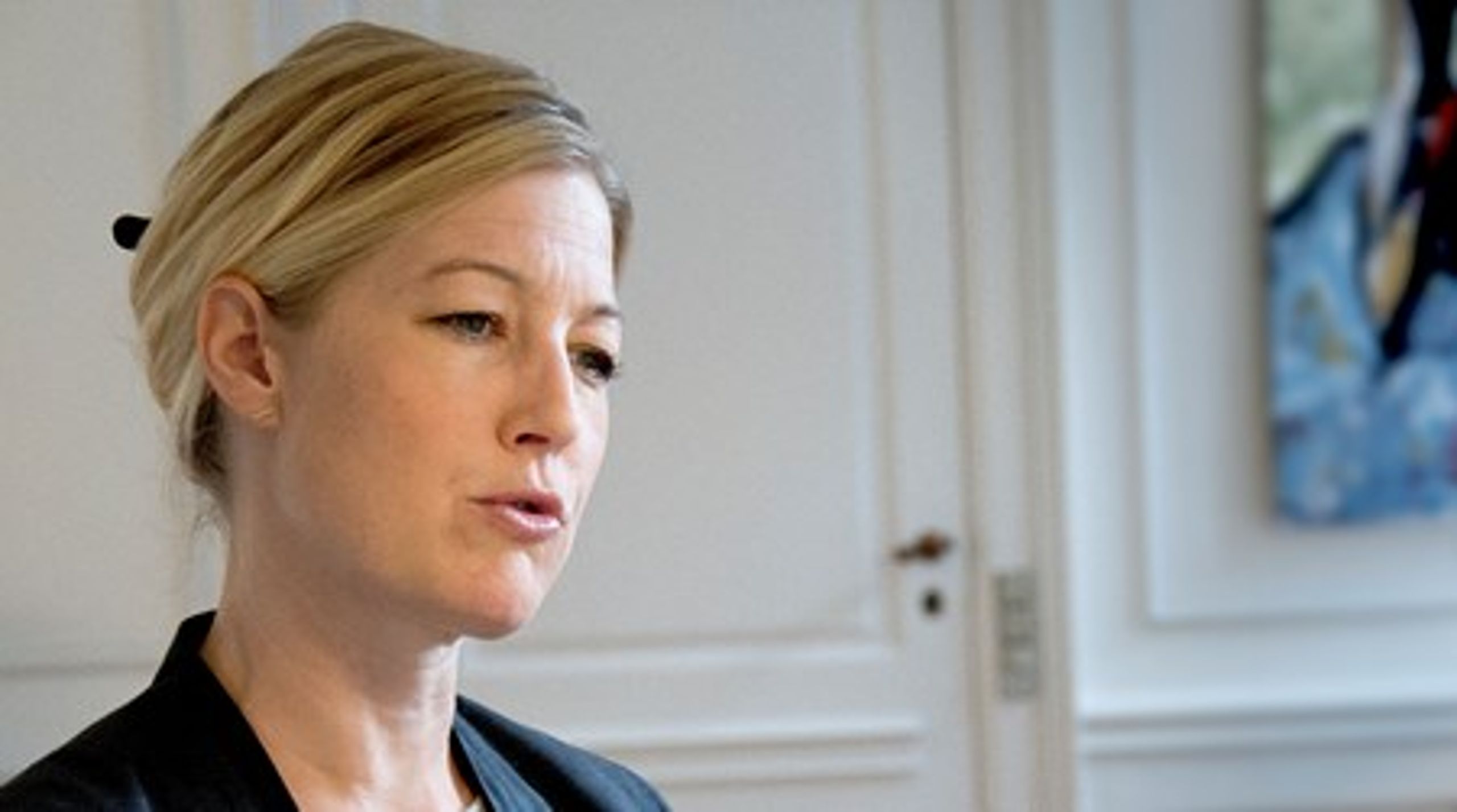 "Det er tydeligt, at de har en opfattelse af, at Danmark ikke er et rart sted, at de ikke er velkomne, og at de ikke vil blive behandlet ordentligt," siger Sofie Carsten Nielsen om de flygtninge, som er kommet til Danmark i de seneste dage.