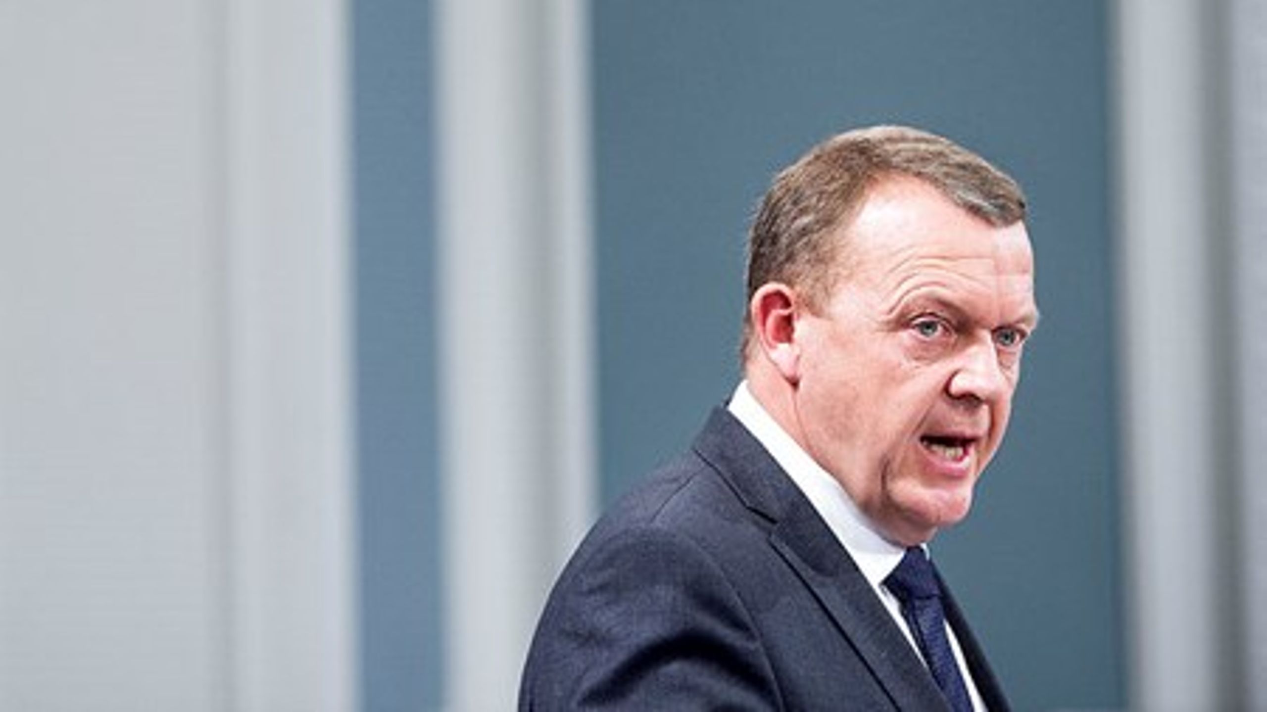 Lars Løkke Rasmussen præsenterede fredag regeringens 34 asyl-initiativer.&nbsp;
