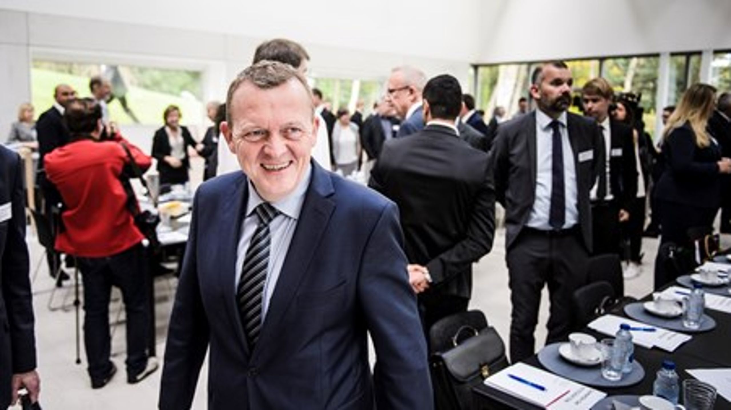 I september holdt Løkke civilsamfunds-topmøde på Marienborg for at drøfte integration.&nbsp;