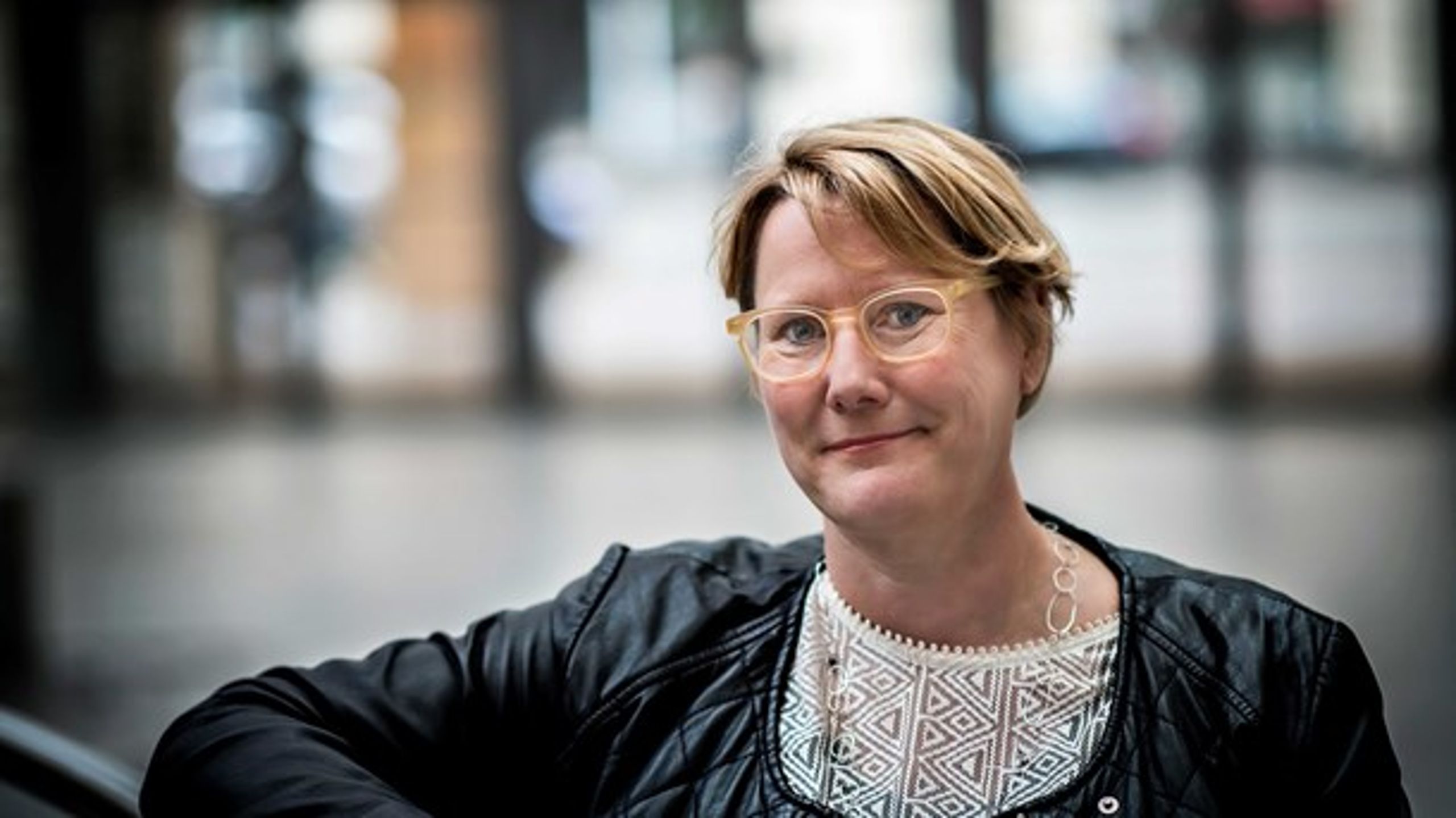 FTF's formand Bente Sorgenfrey har været en af de skarpeste kritikere af regeringens loft over gratis videregående uddannelse. Hun kalder aftalen perspektivløs og uforståelig. <br>