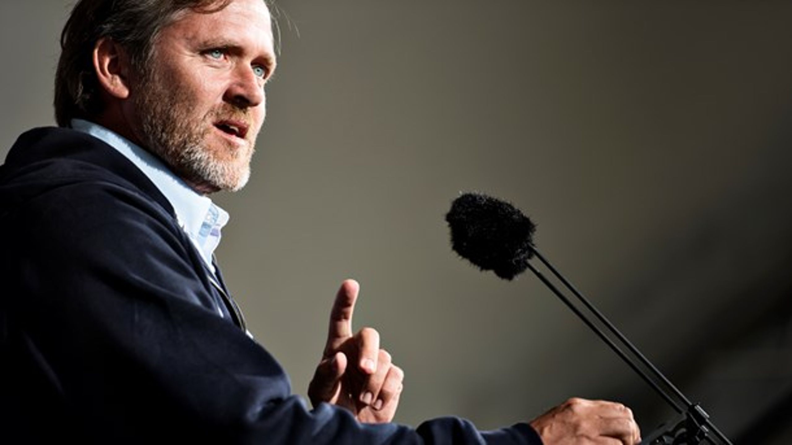 ”Vi skal have de fem procent. Ellers er der ikke nogen
Venstre-regering.” Partileder&nbsp;Anders Samuelsen gentog lørdag sit krav til regeringen om topskattelettelser&nbsp;under&nbsp;Liberal Alliances sommergruppemøde.&nbsp;