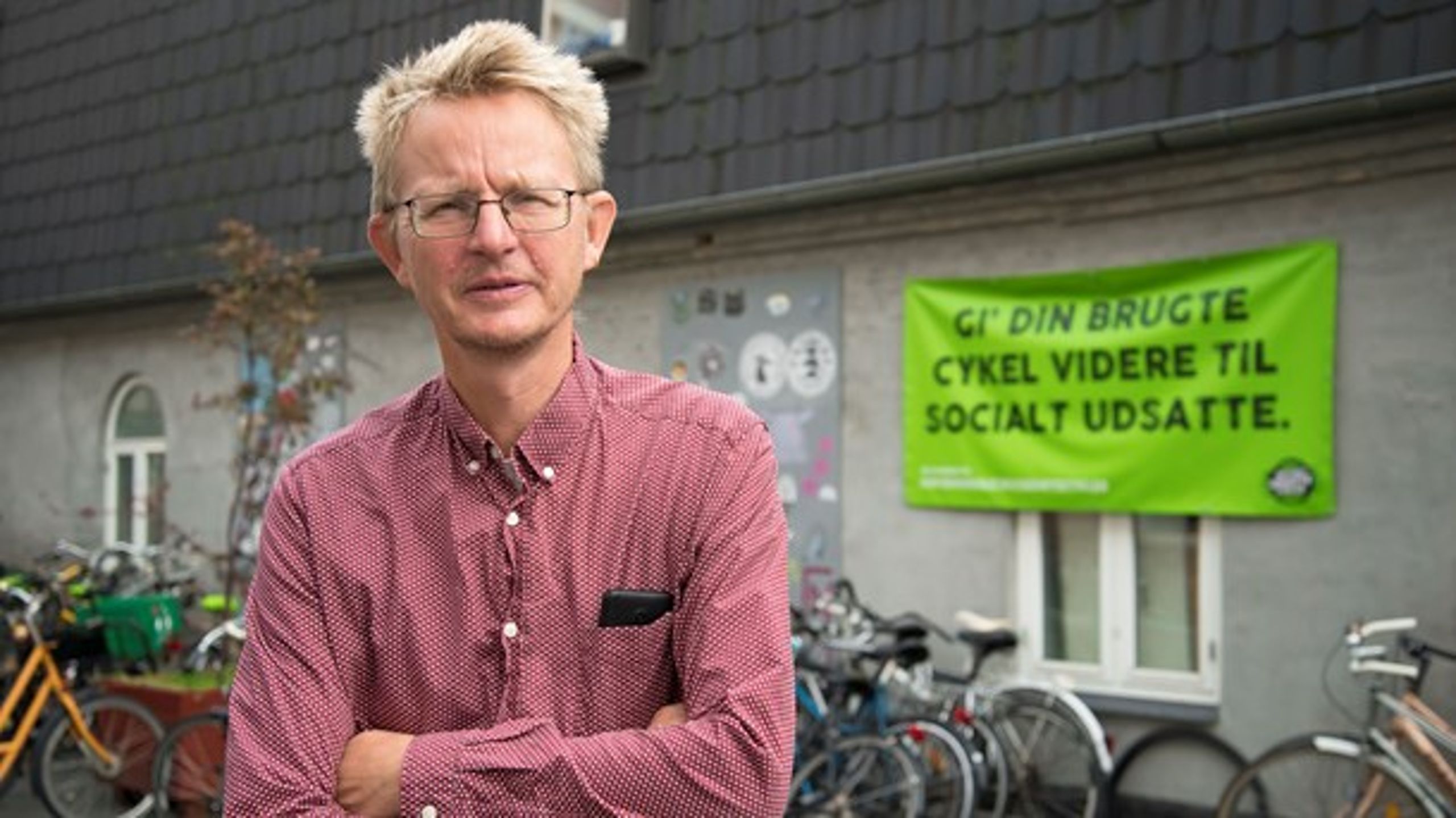 "De fleste vil gerne arbejde og har stor glæde af de arbejdsfællesskaber, vi har her," siger forstander på Kofoeds Skole Robert Olsen.&nbsp;