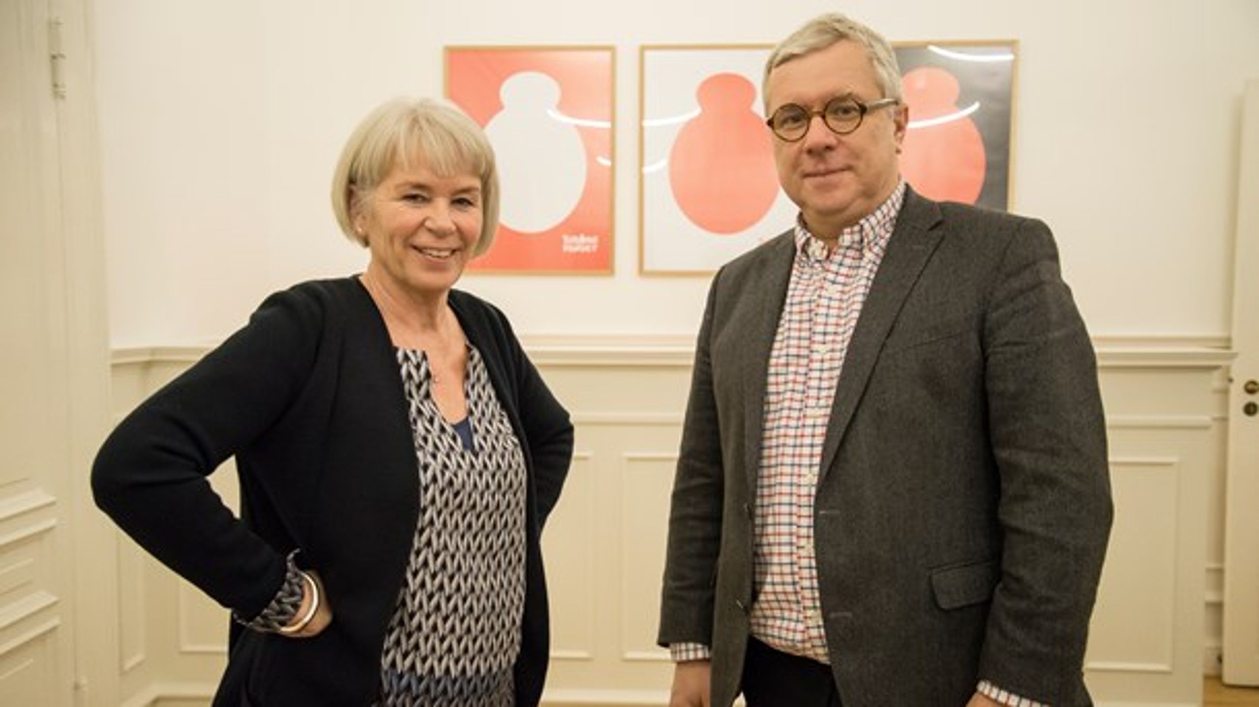 Anne-Marie Skov, direktør i Tuborgfondet, og&nbsp;Rasmus Nielsen,&nbsp;Altingets chefredaktør, håber, at Civilsamfundets Videnscenter kan&nbsp;give fonde, foreninger og frivillige en række redskaber til at skabe bedre resultater til gavn for fællesskabet.&nbsp;