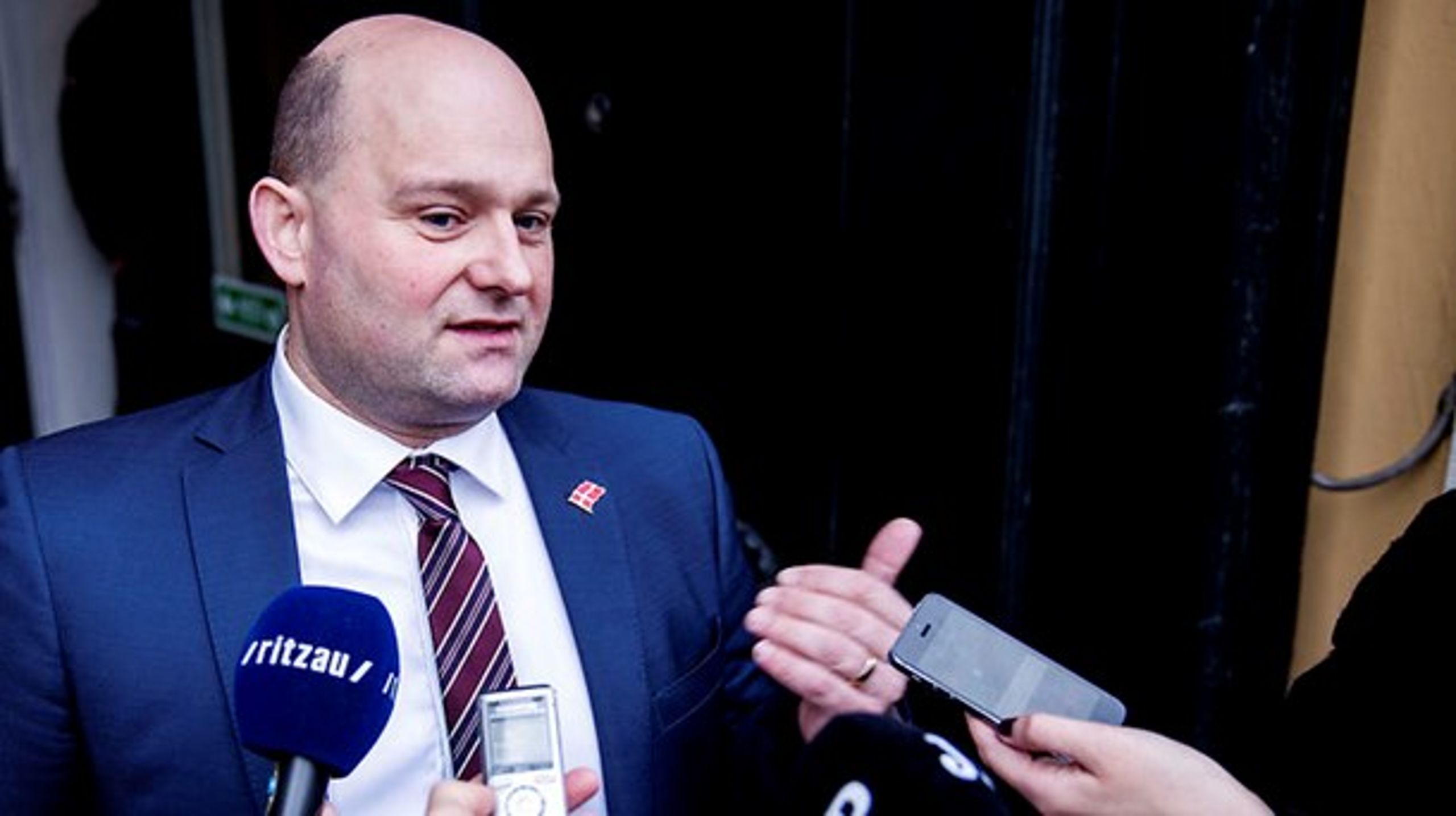 Justitsminister Søren Pape Poulsen (K) og resten af regeringen kunne ikke skaffe flertal i Folketinget&nbsp;til at bygge en ny politiskole i Herning.