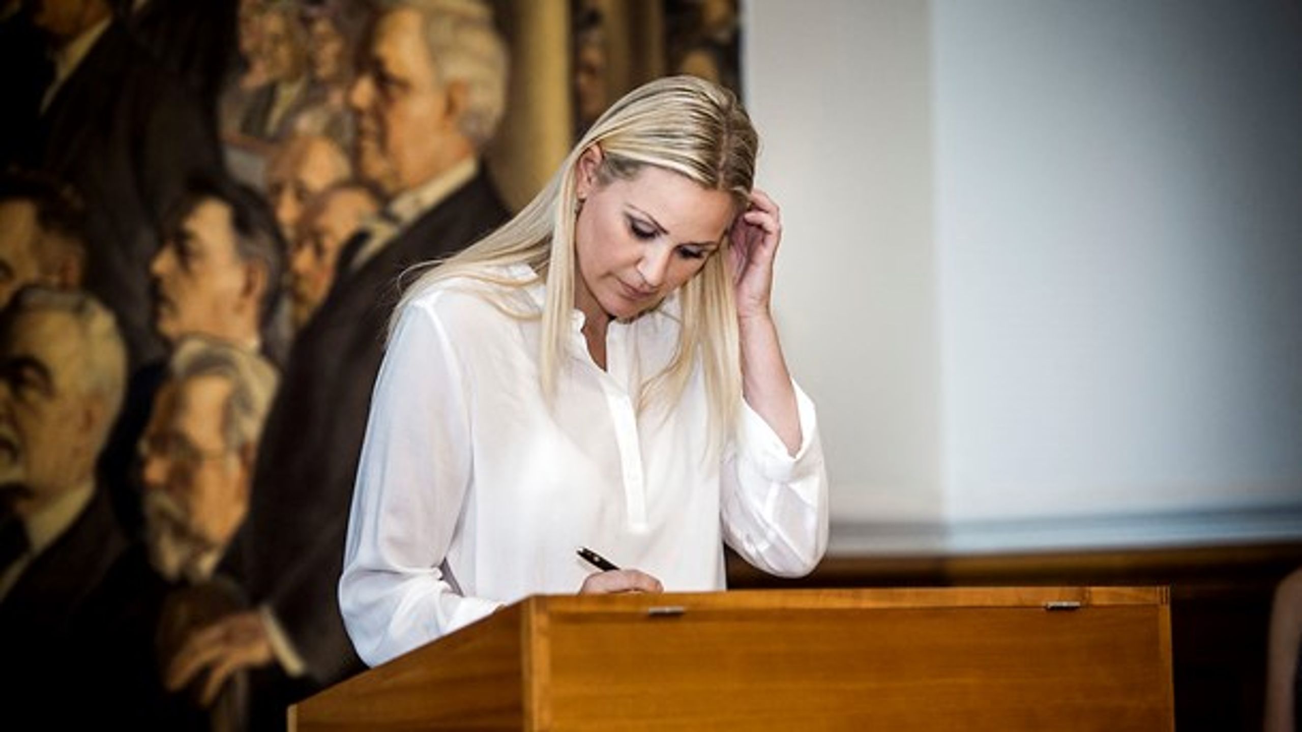 Venstres boligordfører Britt Bager mener, at det er den enkelte boligsøgendes ansvar at undersøge sandsynligheden for at få en almen bolig, når man skriver sig op. <br>