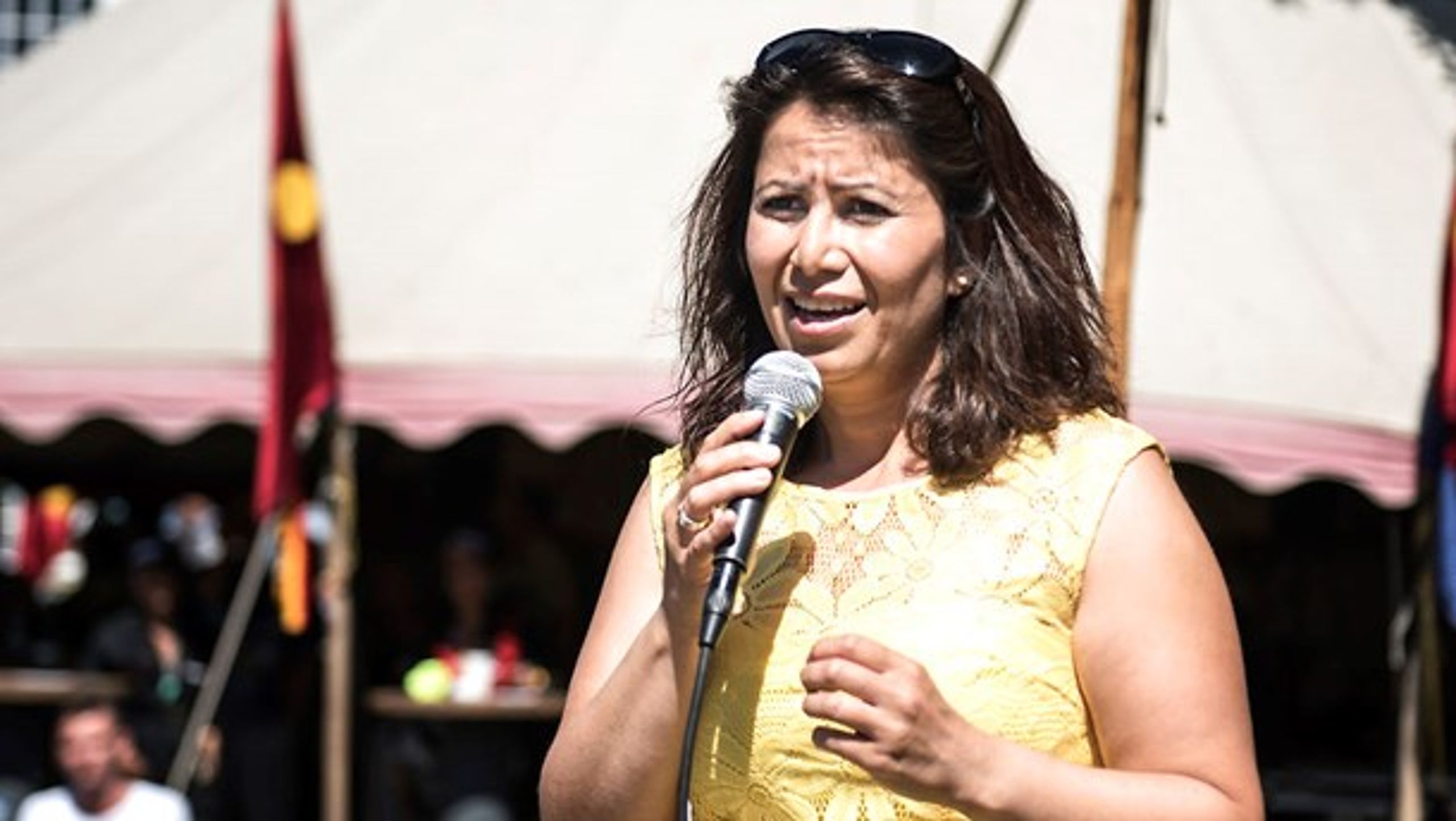 Özlem Cekic: Slagkraftig og karismatisk, men også solorytter og&nbsp;problembarn i det SF, hun&nbsp;nu har forladt.&nbsp;<br>