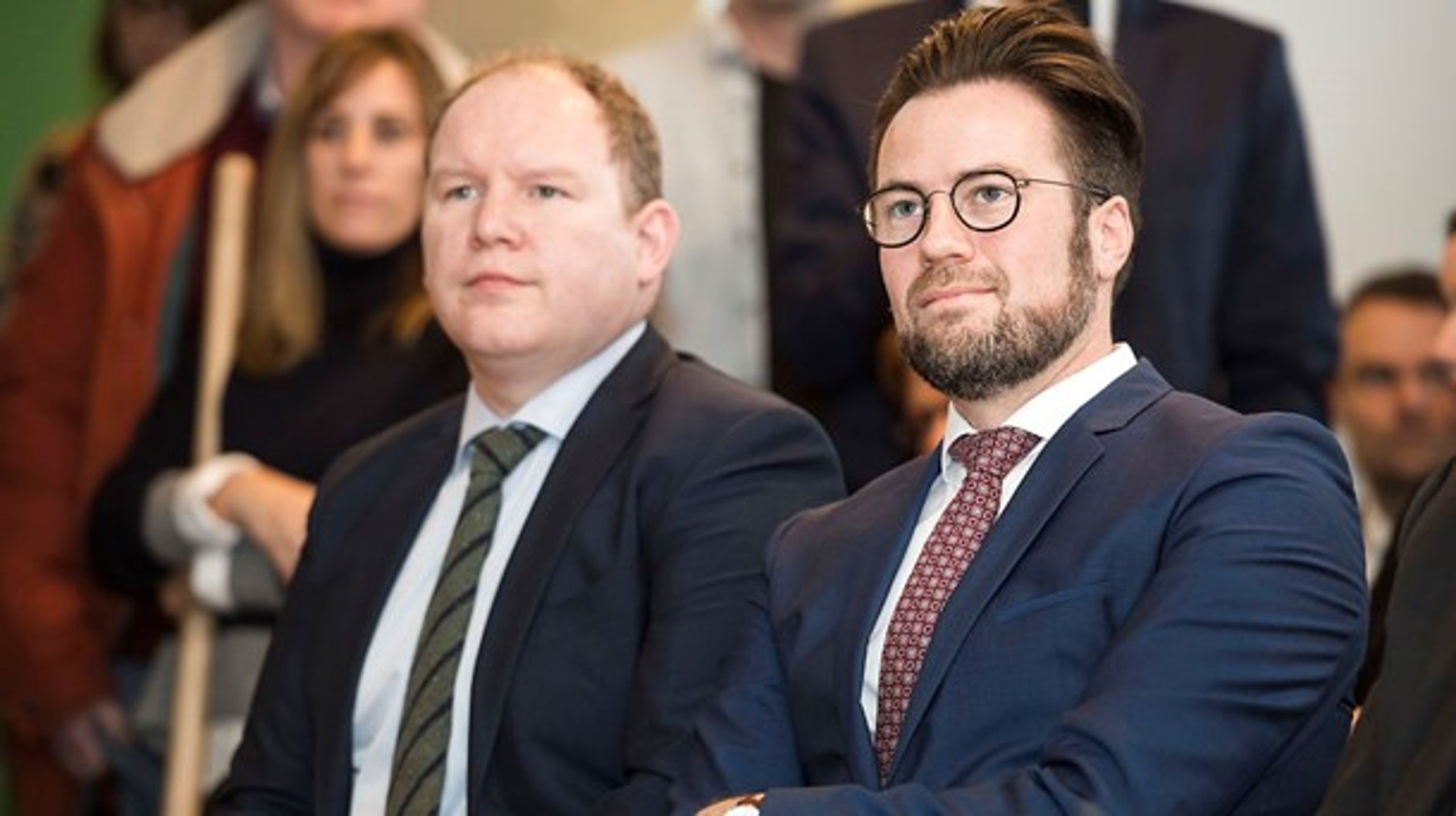 Odenses borgmester, Peter Rahbæk Juel (th), får nu øget beskyttelse.