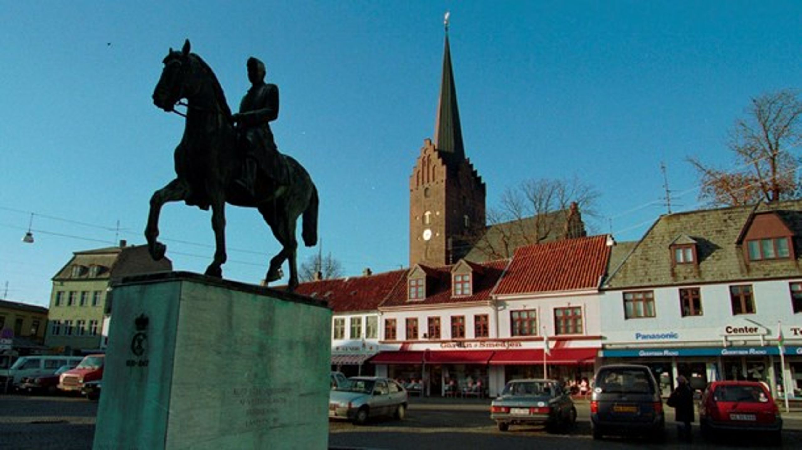 Lolland Kommune (foto:&nbsp;Nakskov Torv) er ramt af fluepapirseffekten.