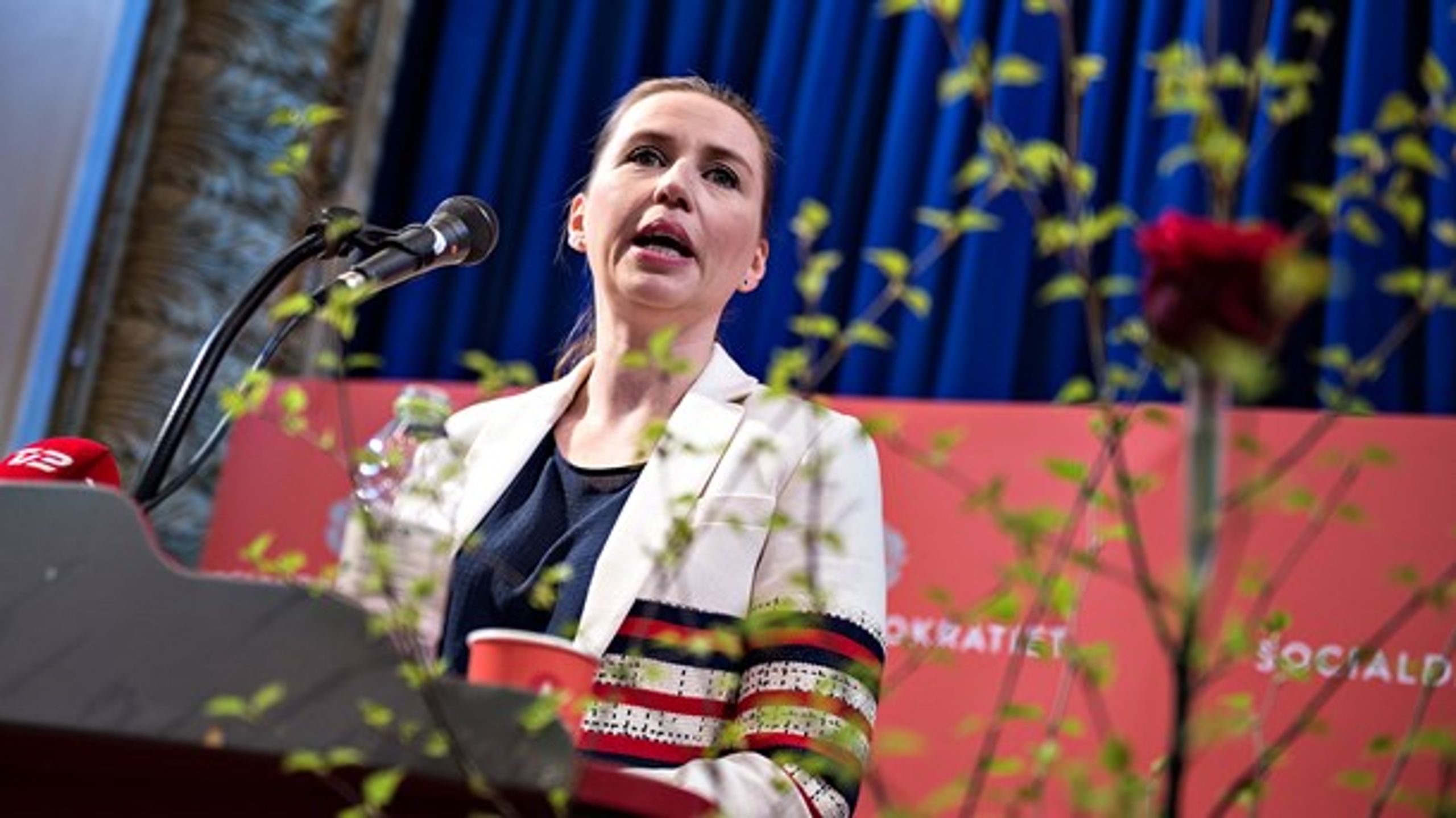 Mette Frederiksen langede ud efter Radikale i sin tale 1. maj.