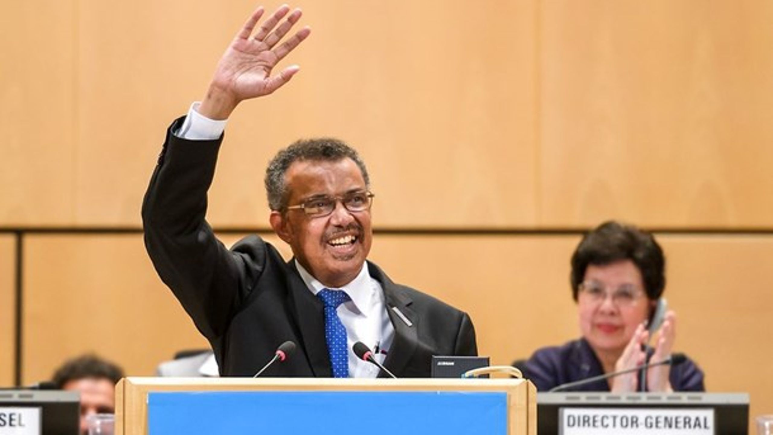 Dr.&nbsp;Tedros Adhanom Ghebreyesus er WHO's nye generaldirektør.