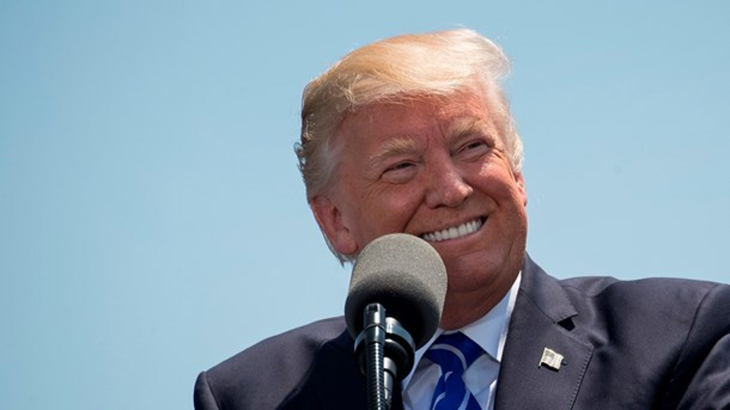 Frihandelsbegrebet
er under angreb. Ikke bare af Donald Trump (billedet) og franske
Marine Le Pen, men også af dele af Folketinget, skriver Christina
Egelund (LA). &nbsp;