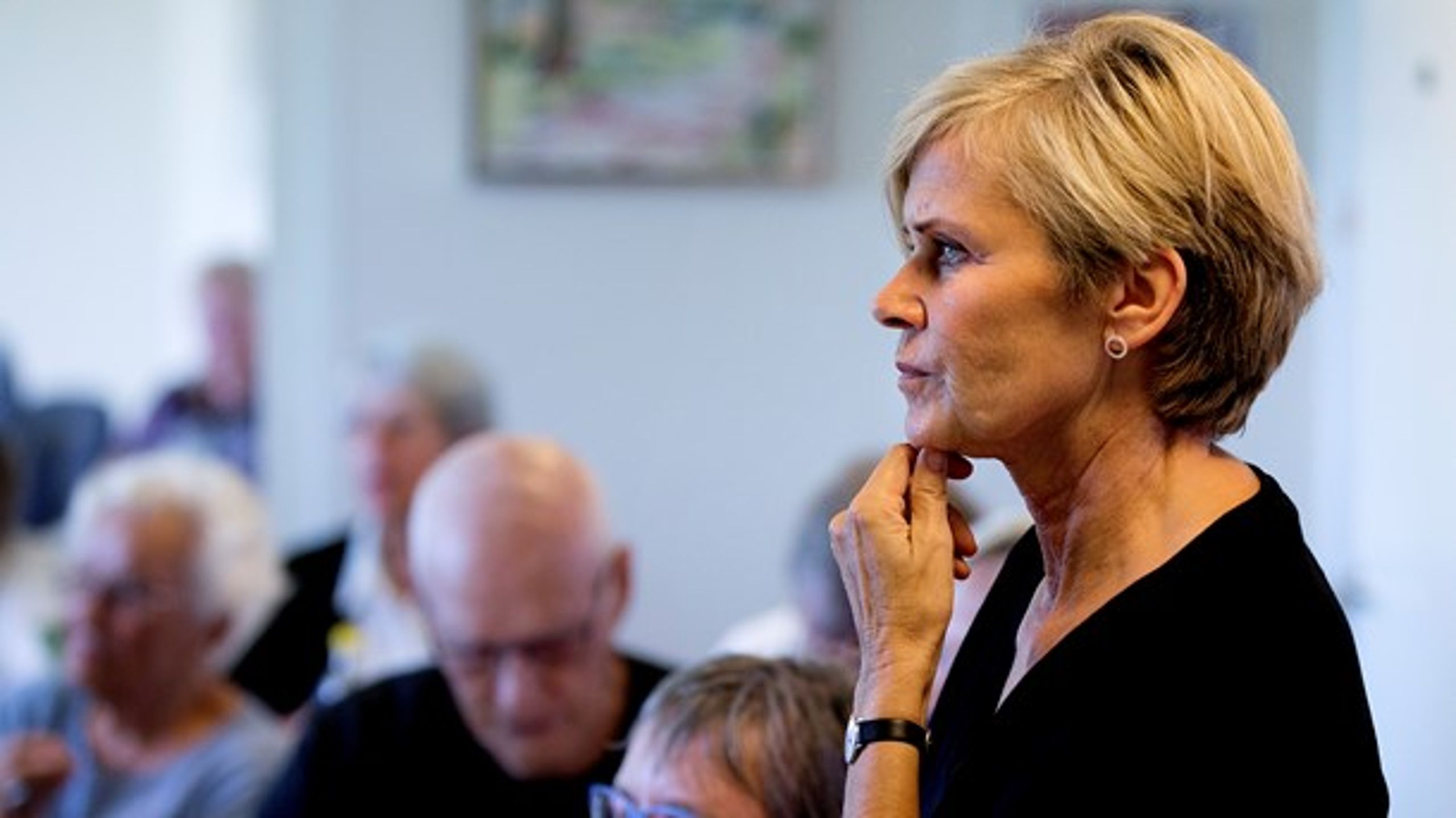 Kulturminister Mette Bock (LA) maner til tålmodighed, efter der er afsat færre penge til kulturområdet næste år.