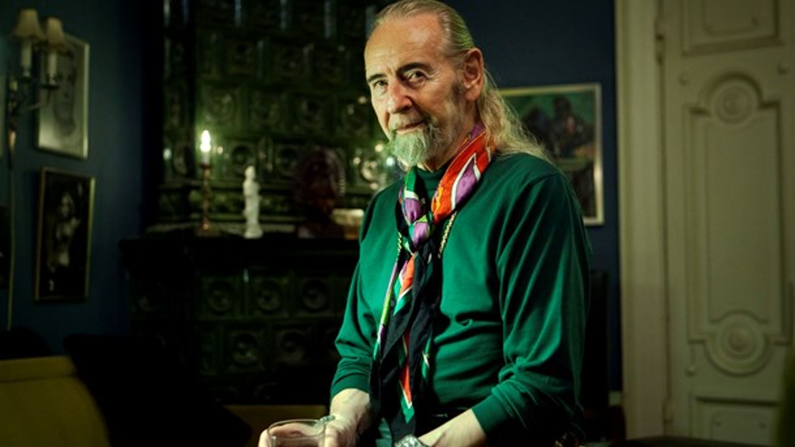 Marquis de Sade fotograferet i sin lejlighed på Frederiksberg Allé i 2010.